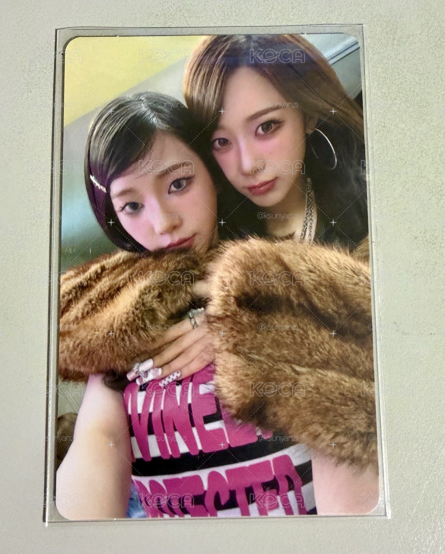現貨 aespa KISS N TELL Poster 限定版 華納特典 雙人卡 專輯