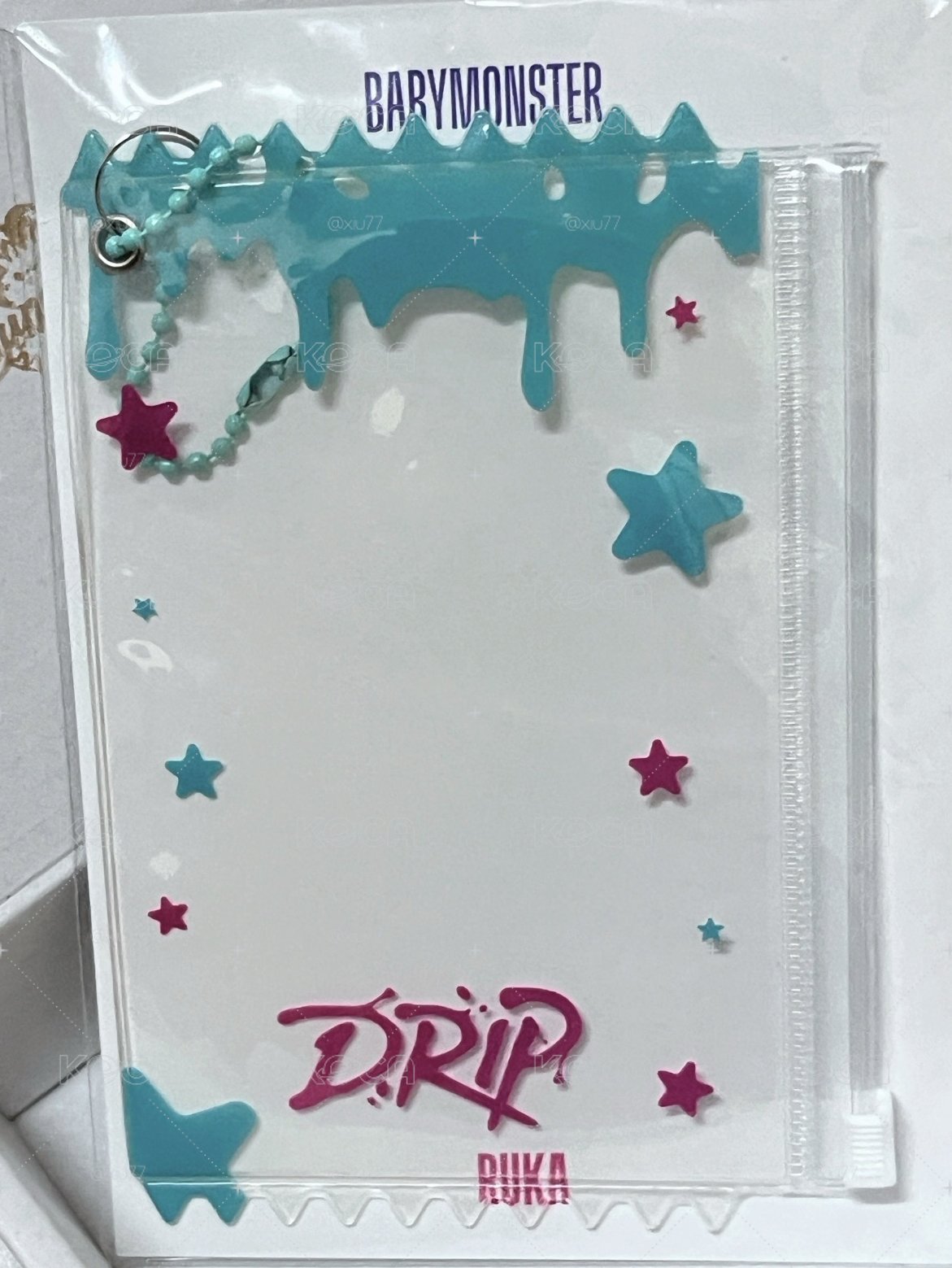 RUKA DRIP PVC收納袋（背後有劃痕）