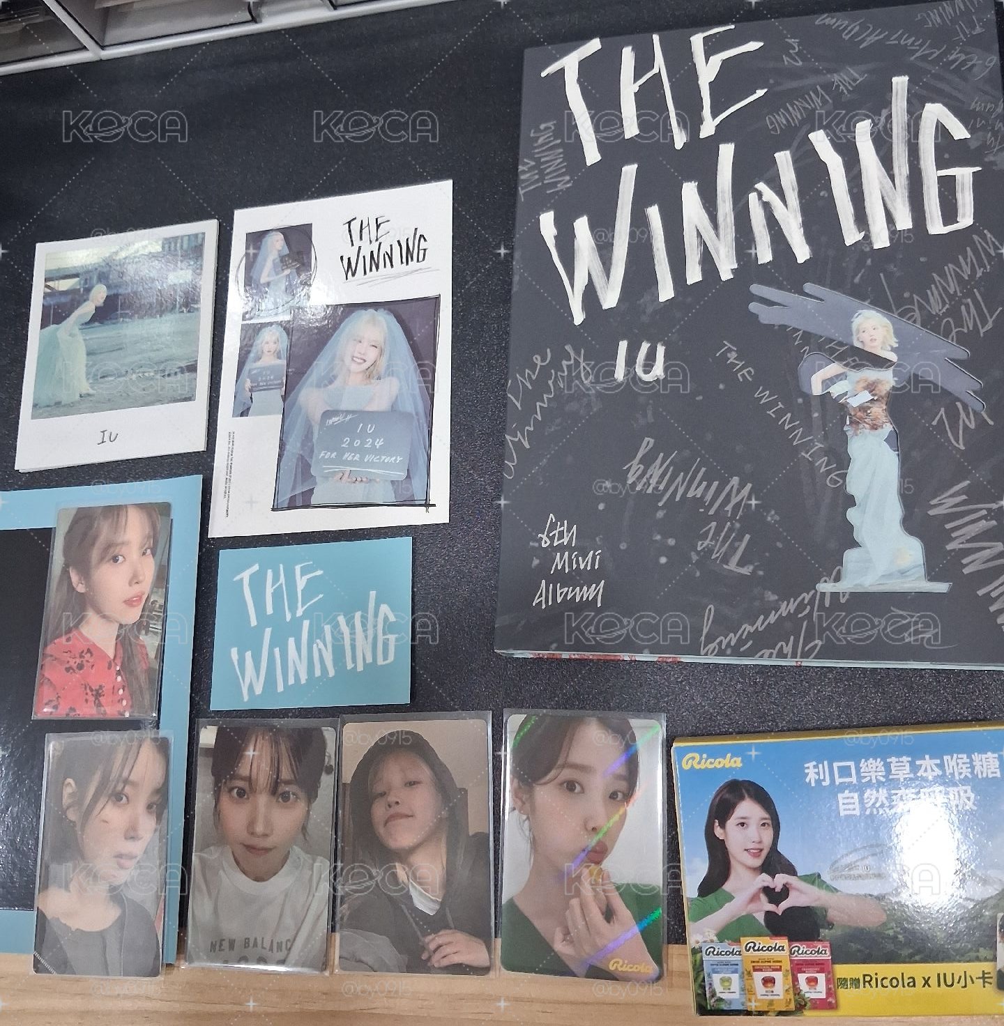 IU THE WINNING+喉糖卡