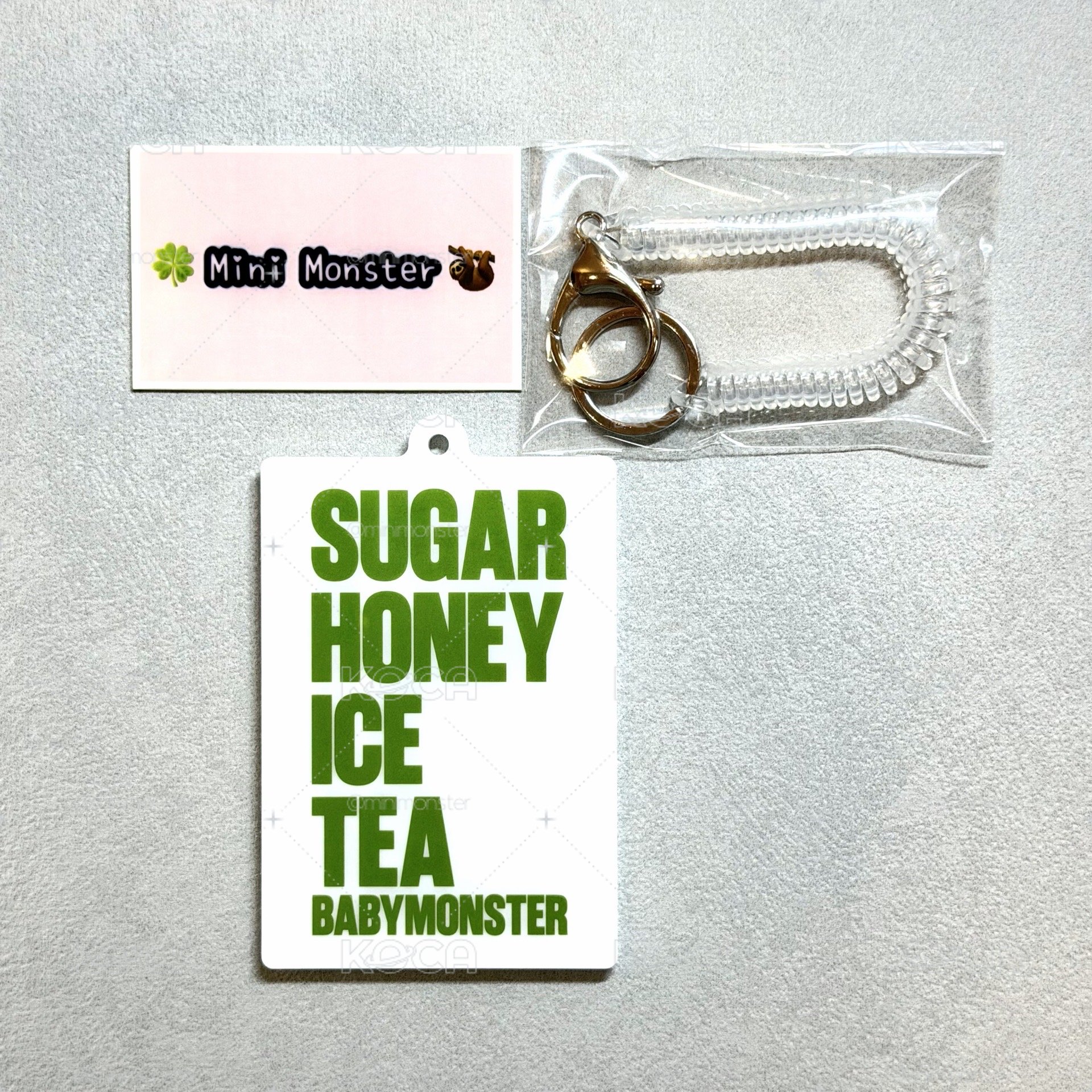 🍀Mini Monster🦥 甜茶壓克力卡套 不含卡