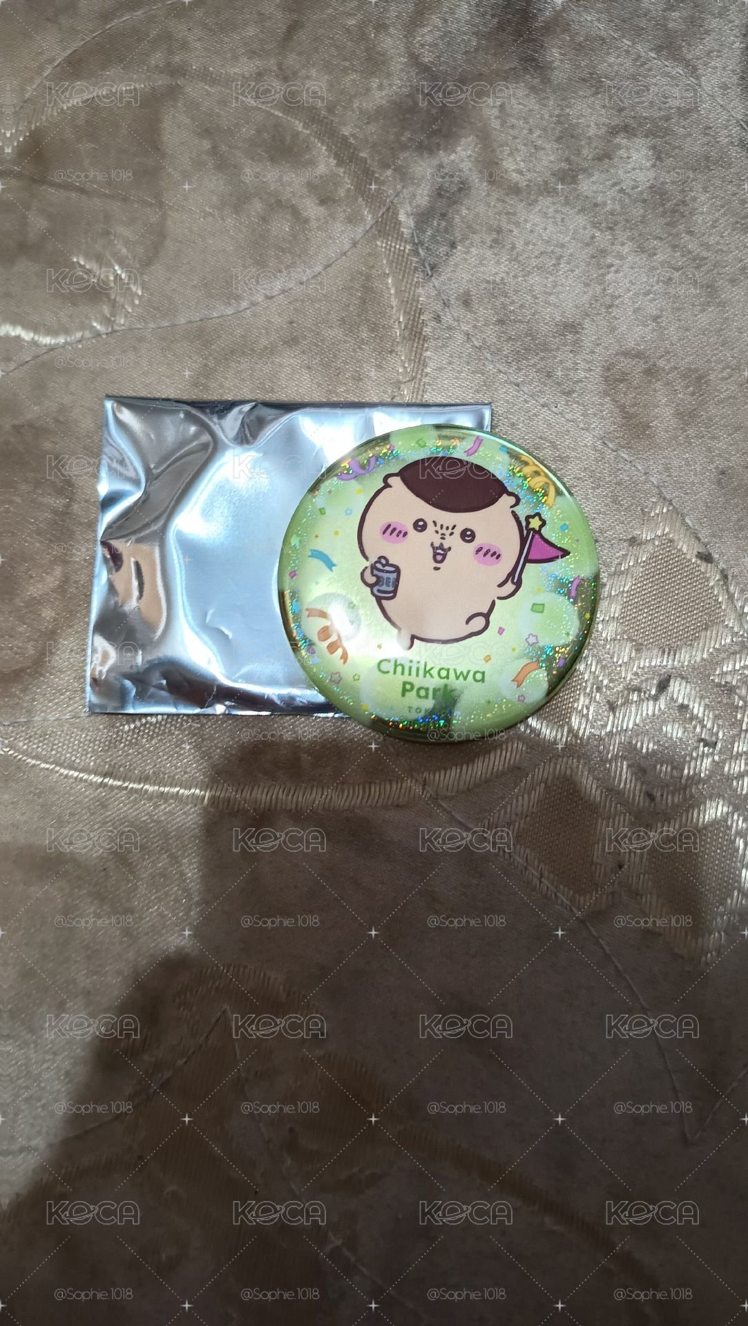 吉伊卡哇樂園 徽章 隨機款～旗幟系列～栗子