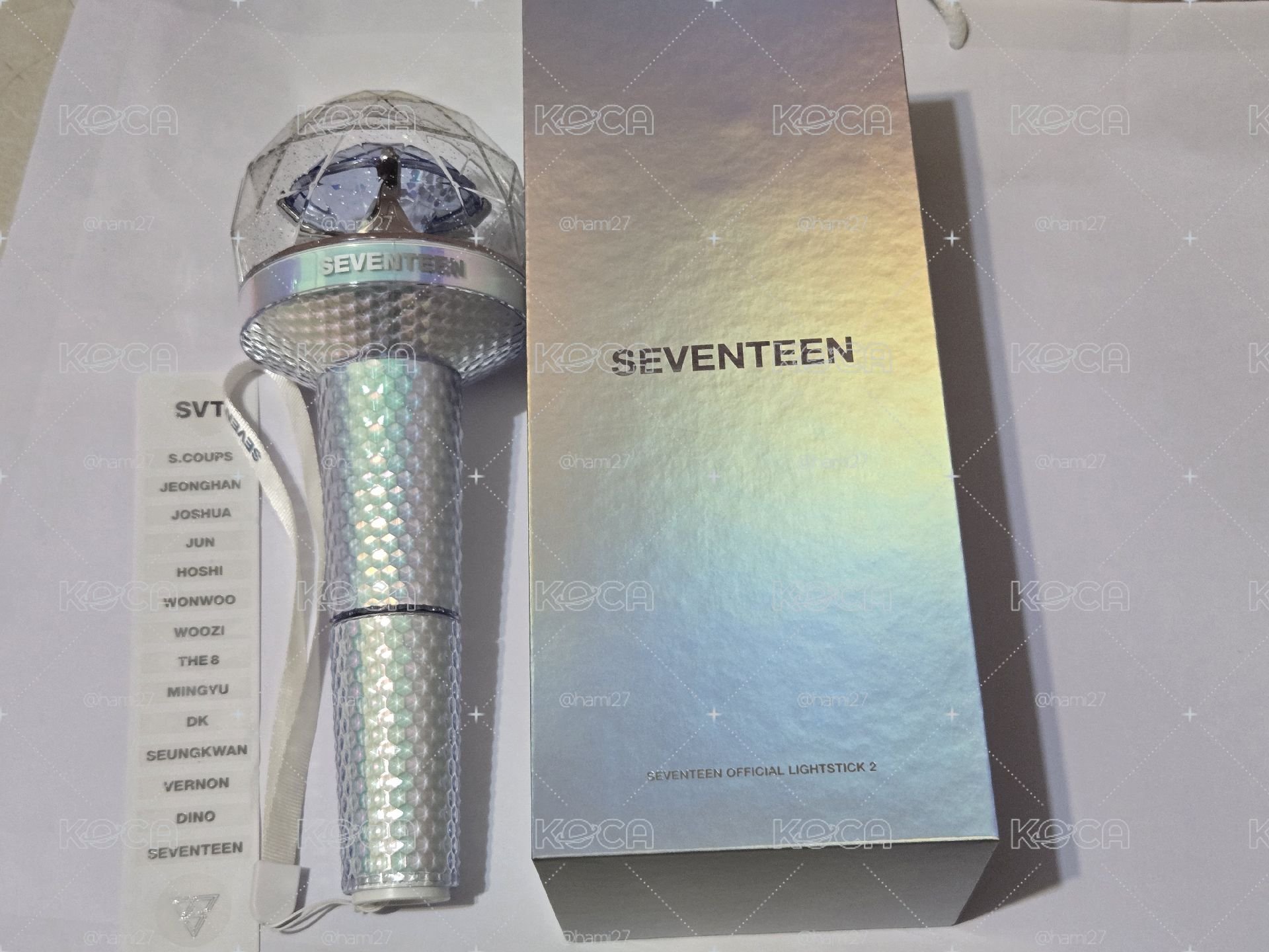 SEVENTEEN 二代手燈 三代手燈 三代小手燈 十週年小手燈 蹦蹦吊飾 三代手燈裝飾 23克拉島外套 外套卡
