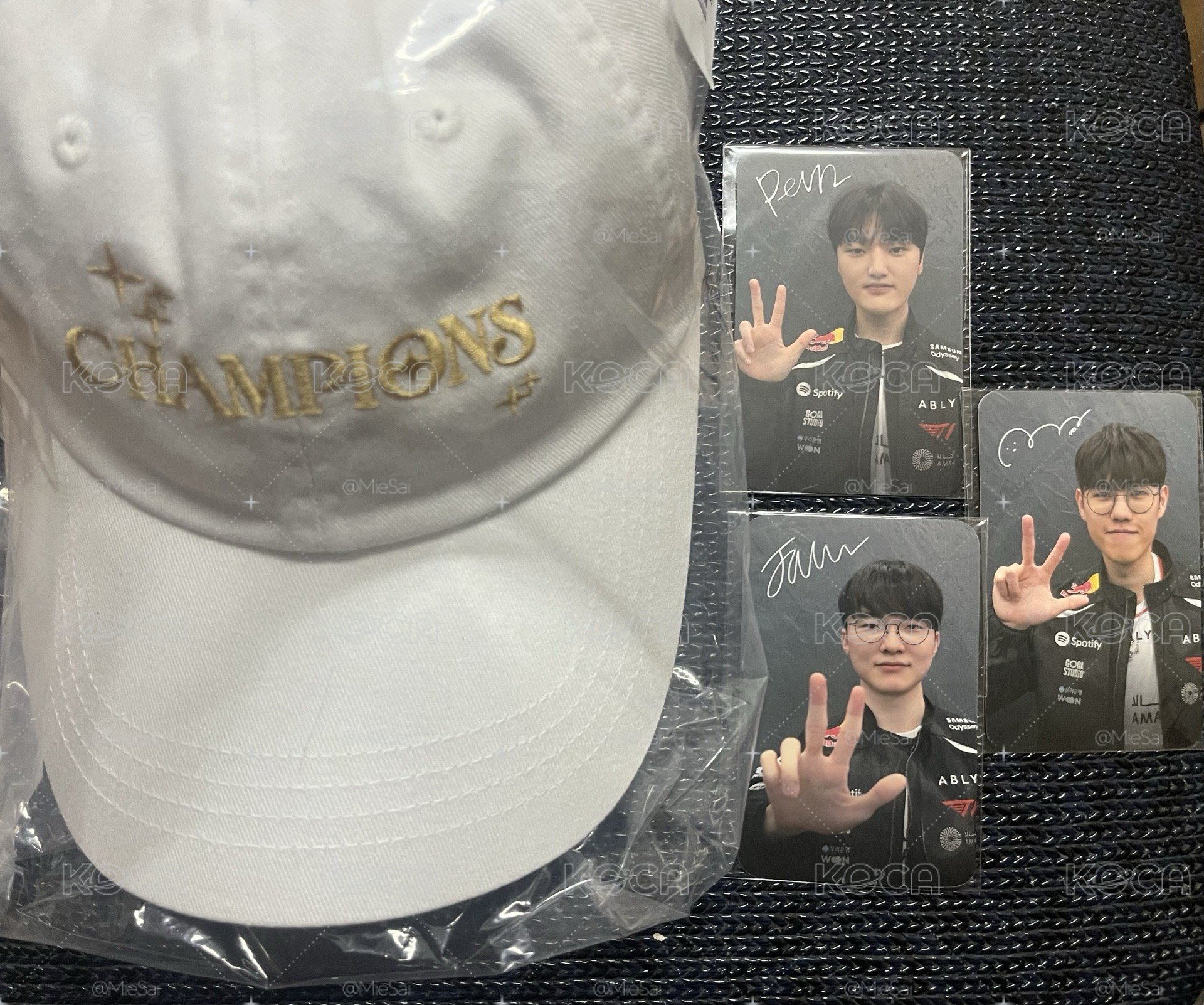 2025 T1 Champions ball cap 冠軍帽子含base camp三週年小卡