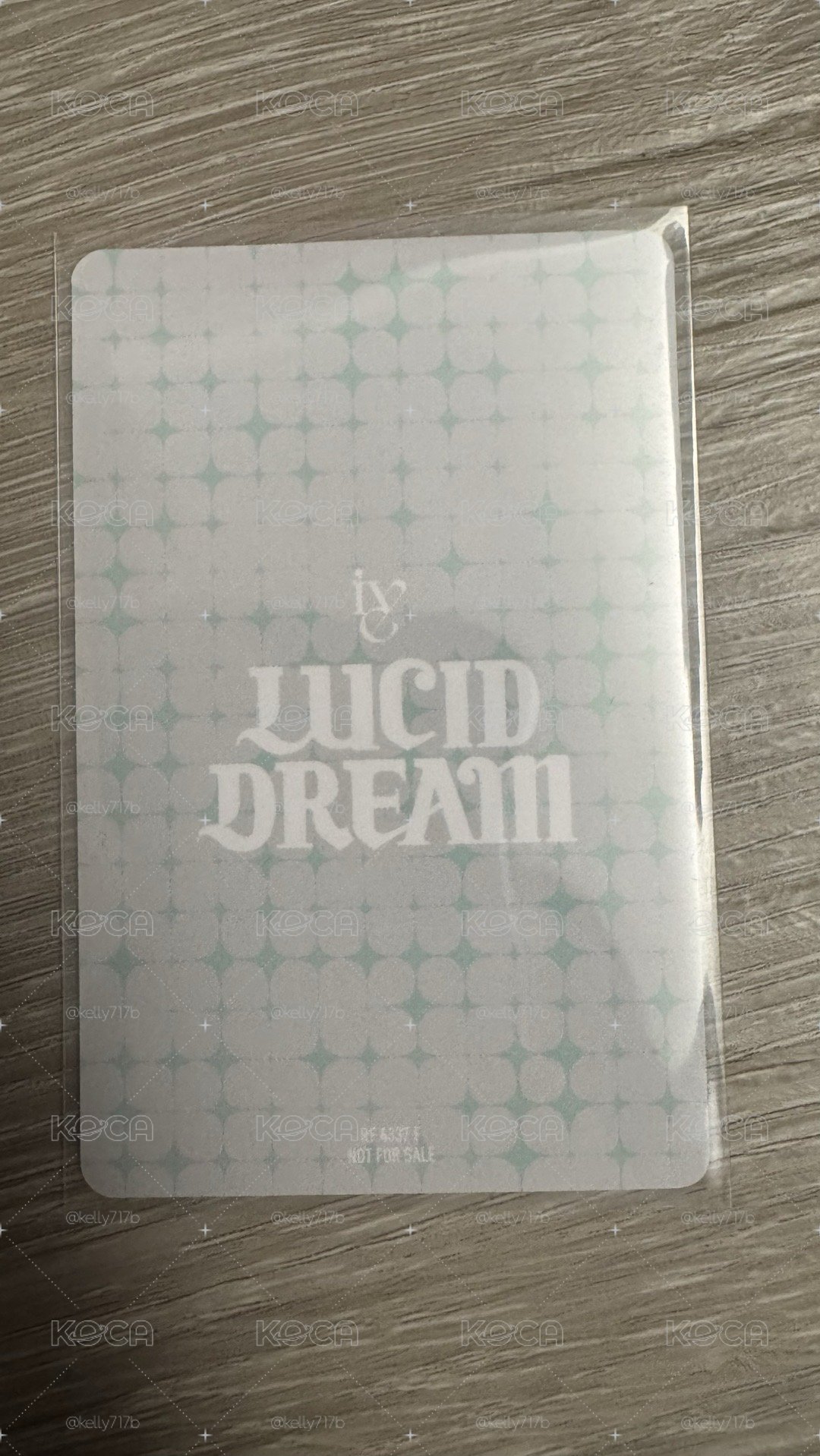 LUCID DREAM 專輯卡 V ver. 瑞 🩵