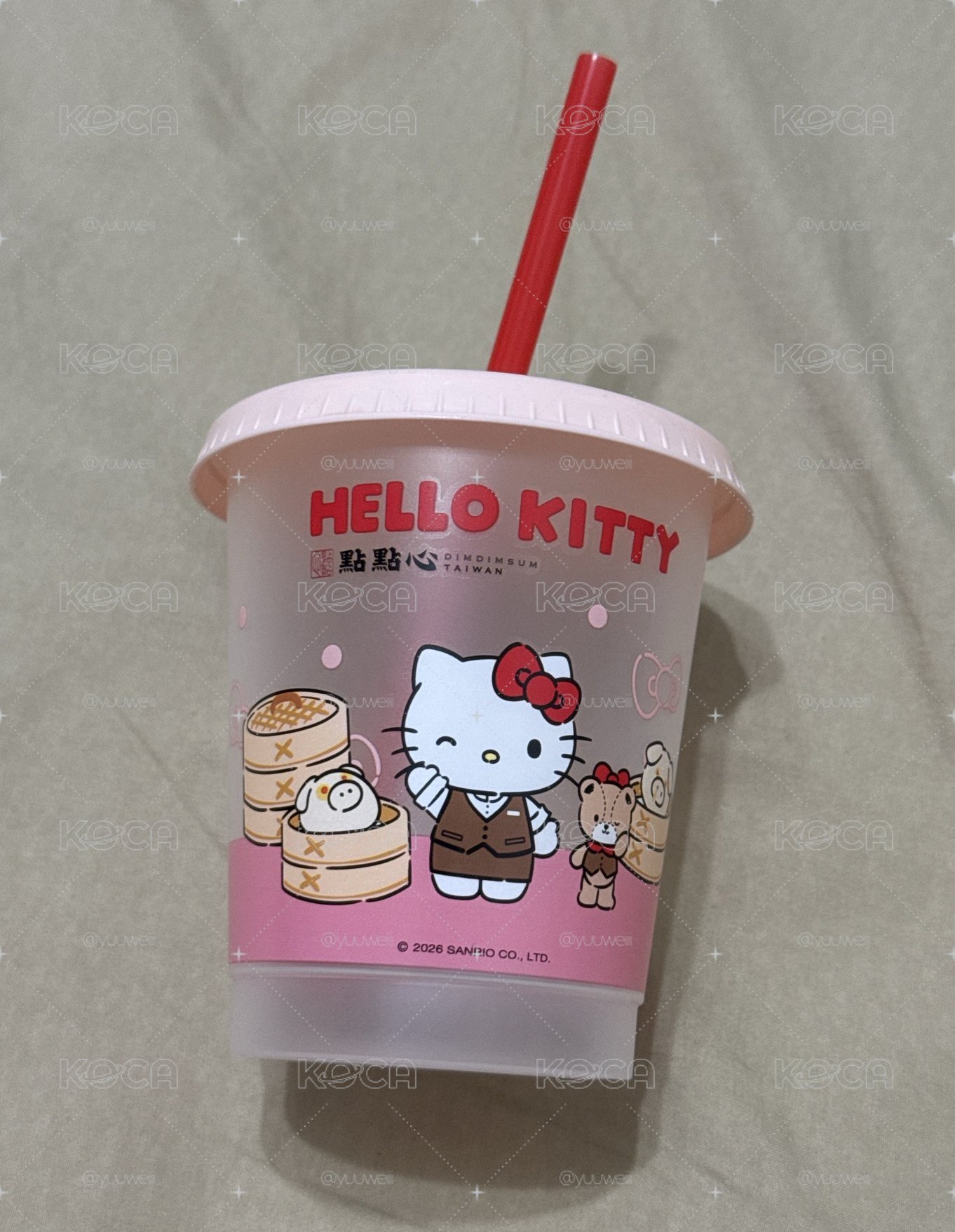 點點心X三麗鷗 Hello Kitty飲料杯