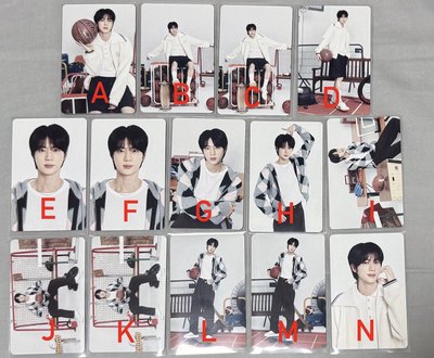 BTS JIN 金碩珍 跑珍 日巡 隨機卡