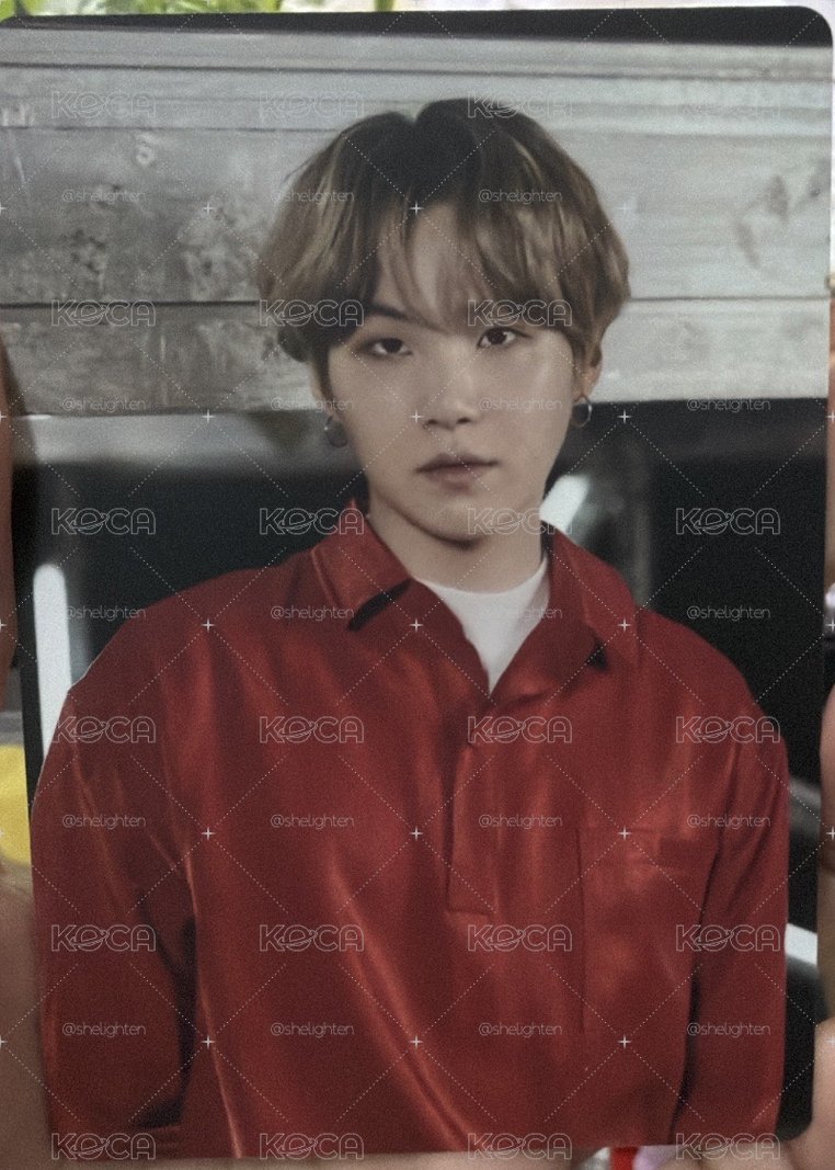 Map of the soul ON:E Suga 四寸小卡