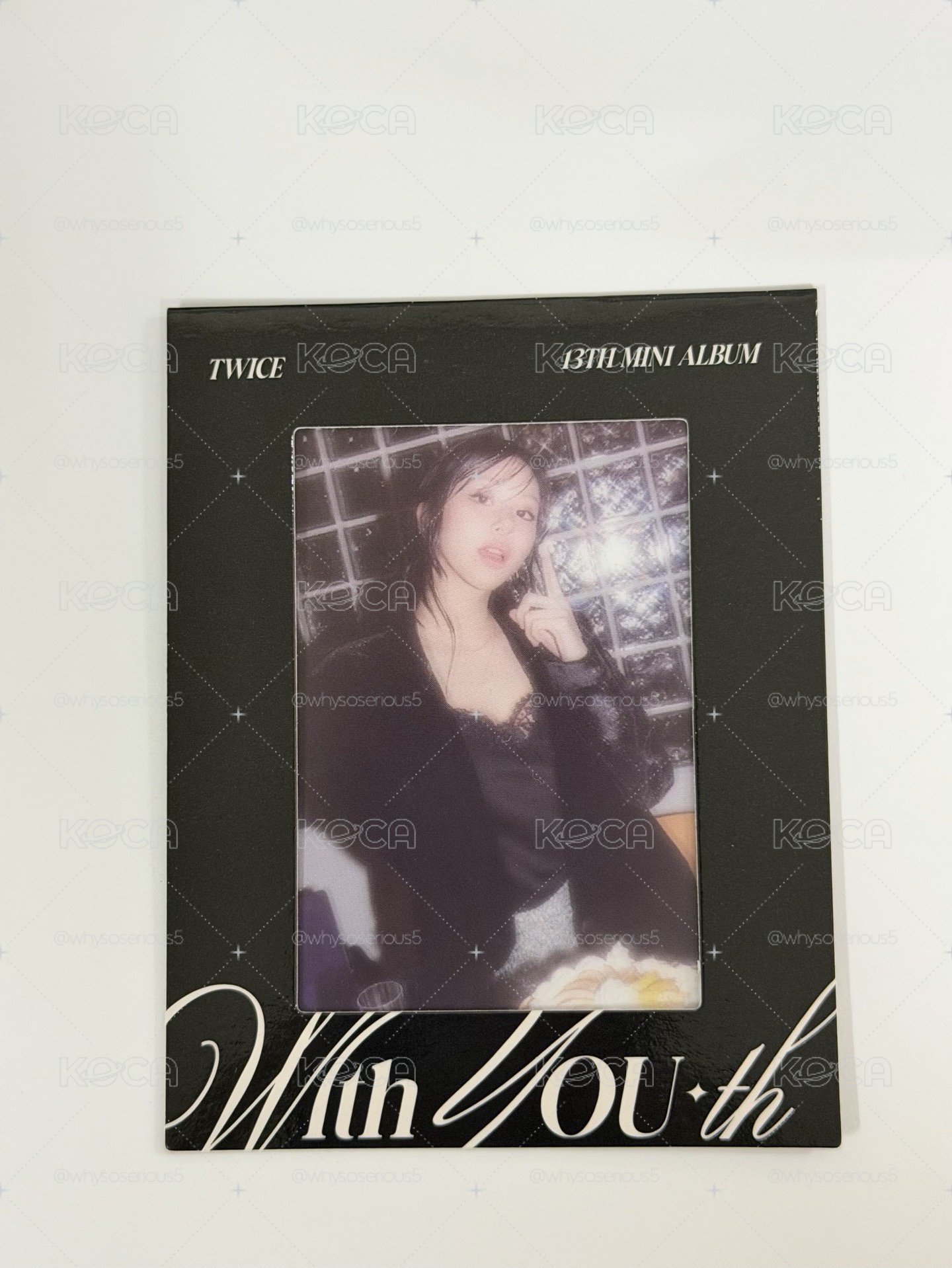 三張為一套 TWICE 透卡