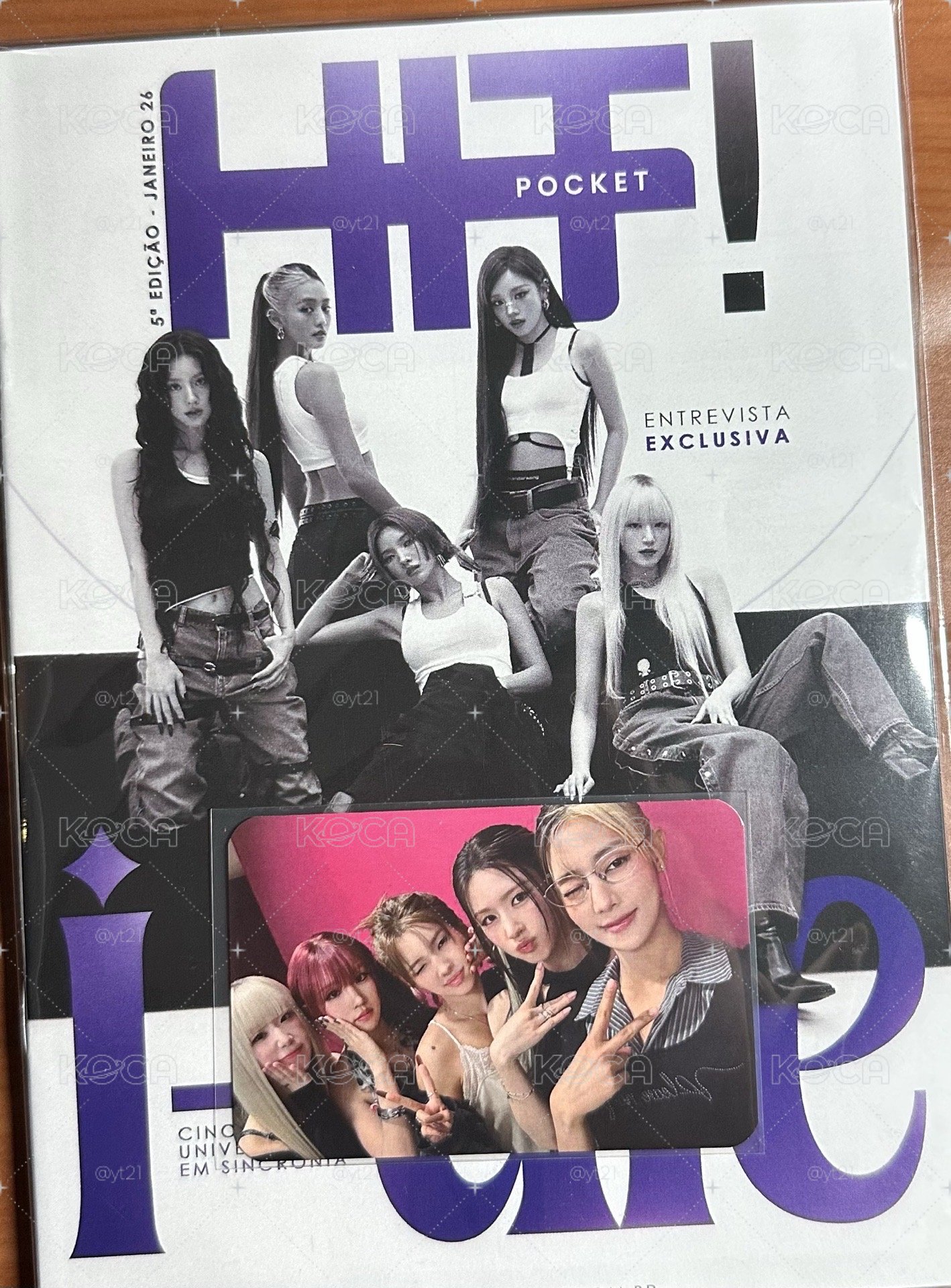 i-dle 巴西HIT雜誌含團卡