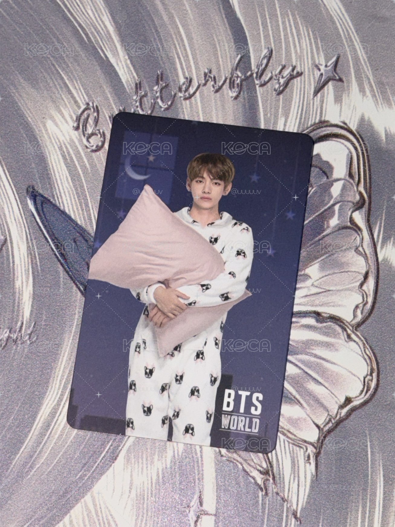出金泰亨BTS World 睡衣卡！