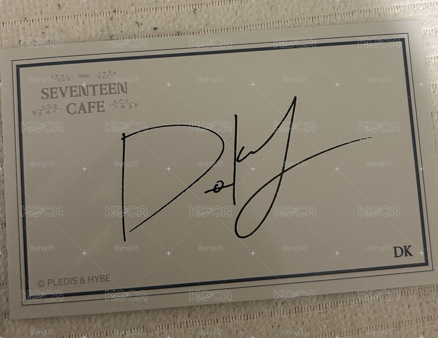 24 CAFE MG DK 杯墊卡 入場卡