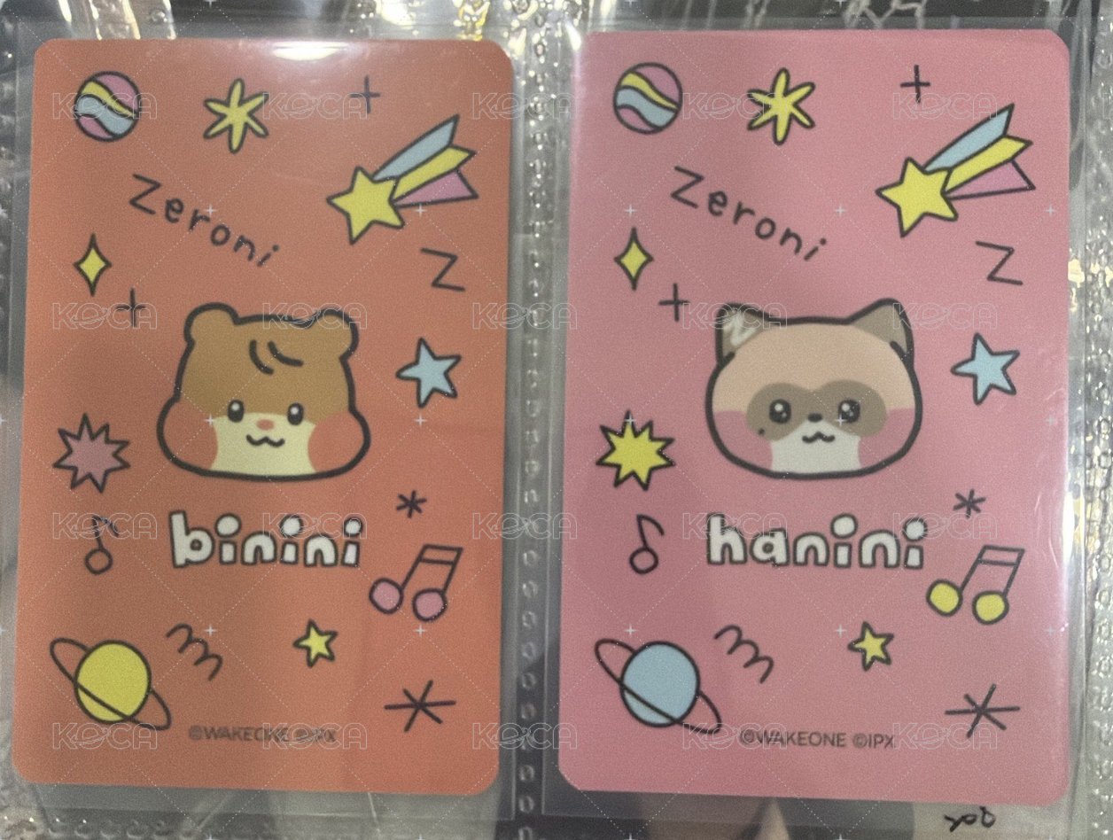 尼尼快閃卡套卡 卡背很可愛