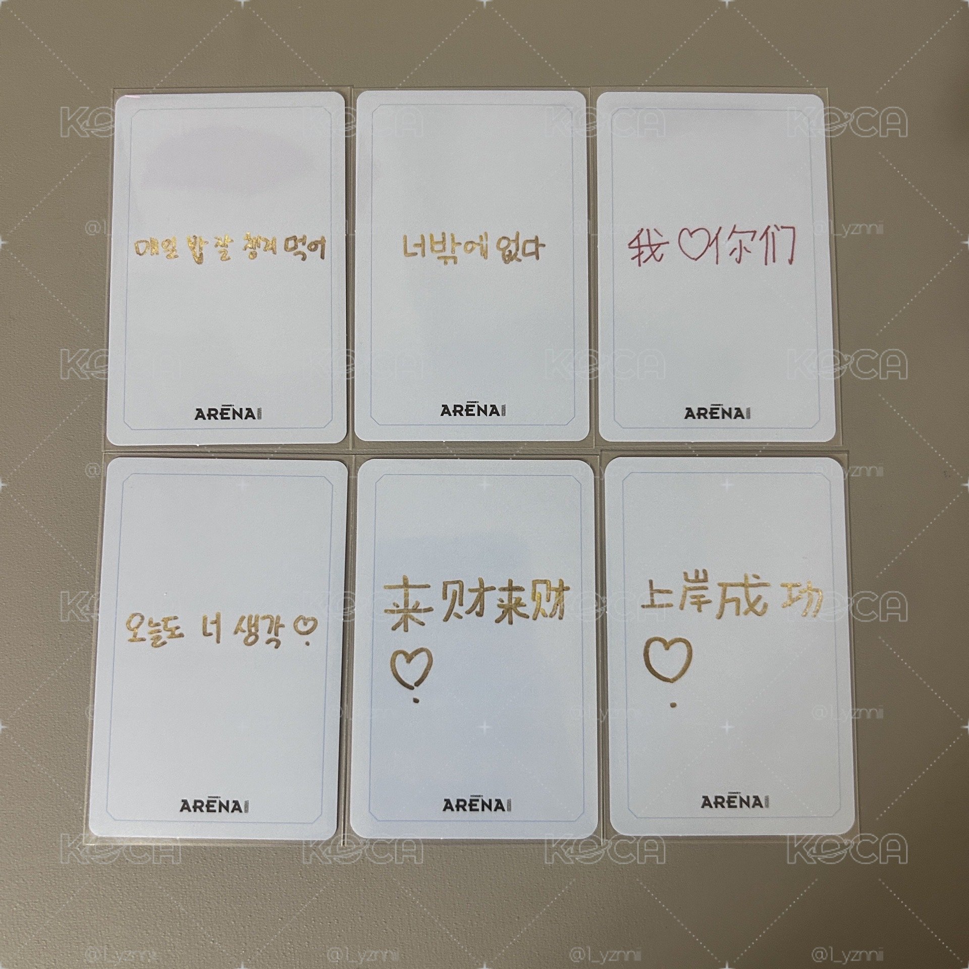🎈金旻奎小盤（都手寫卡背