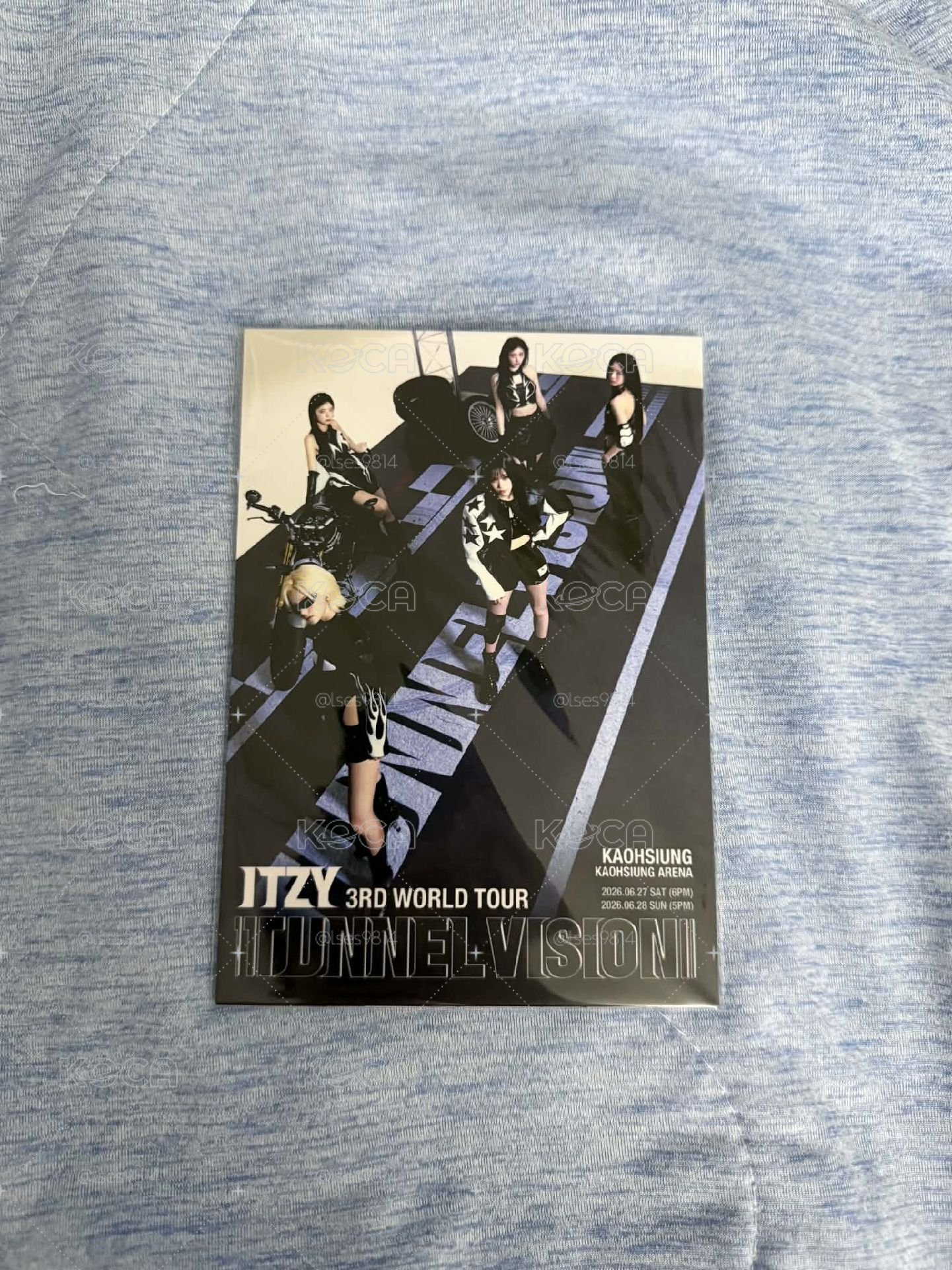 ITZY 高雄場 Day2 入場明信片組