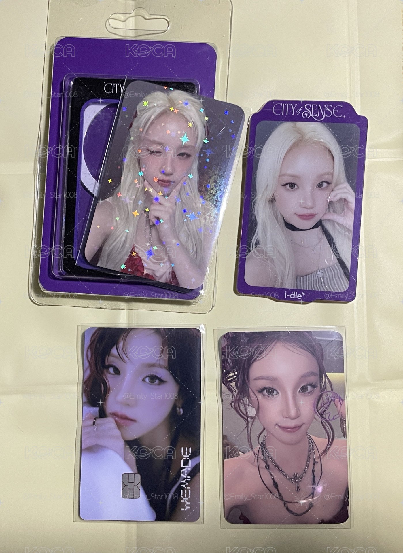 i-dle 雨琦 磁吸卡套 磁鐵 交通卡 滿額卡