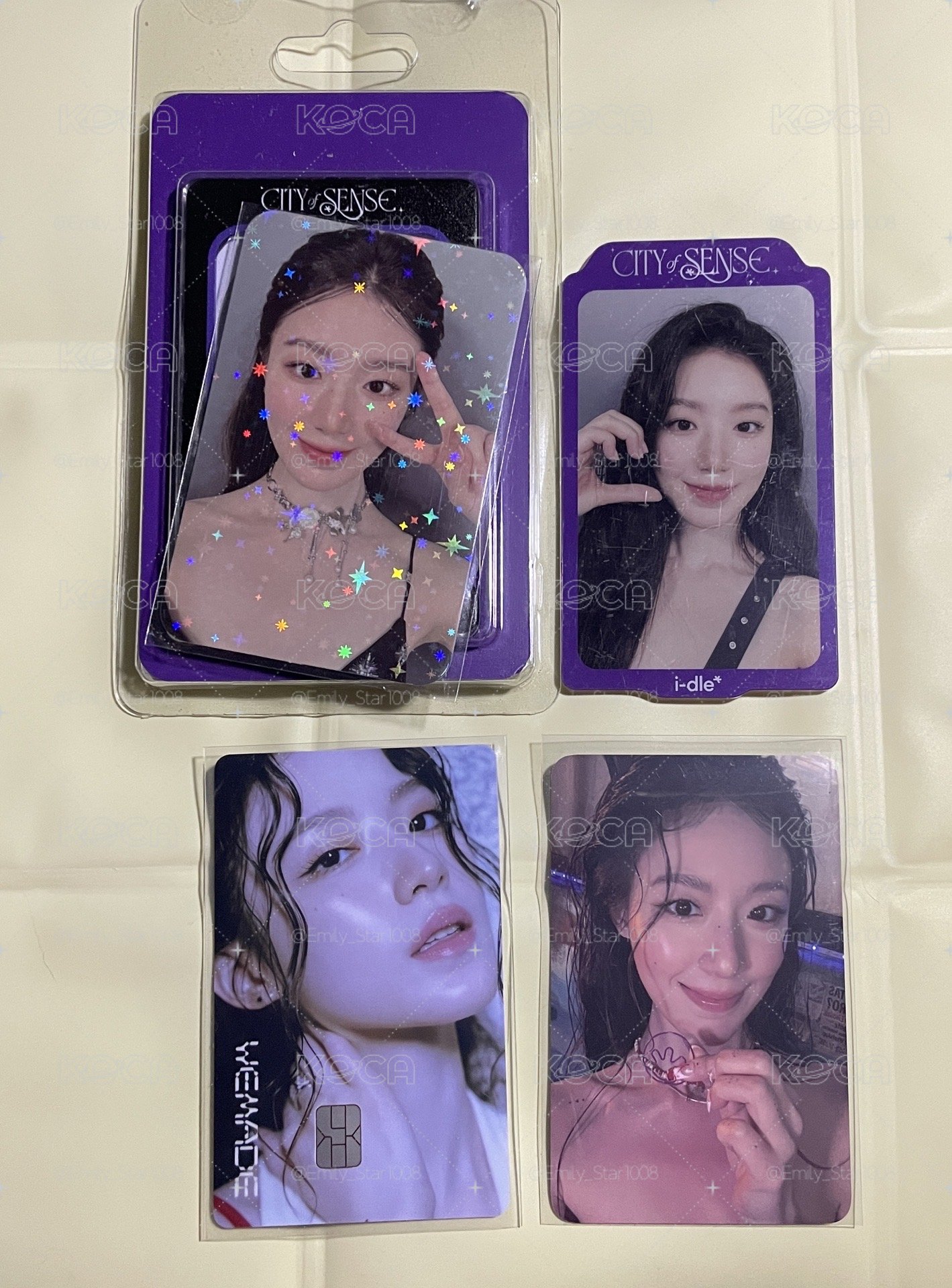 i-dle 舒華 磁吸卡套 磁鐵 交通卡 滿額卡
