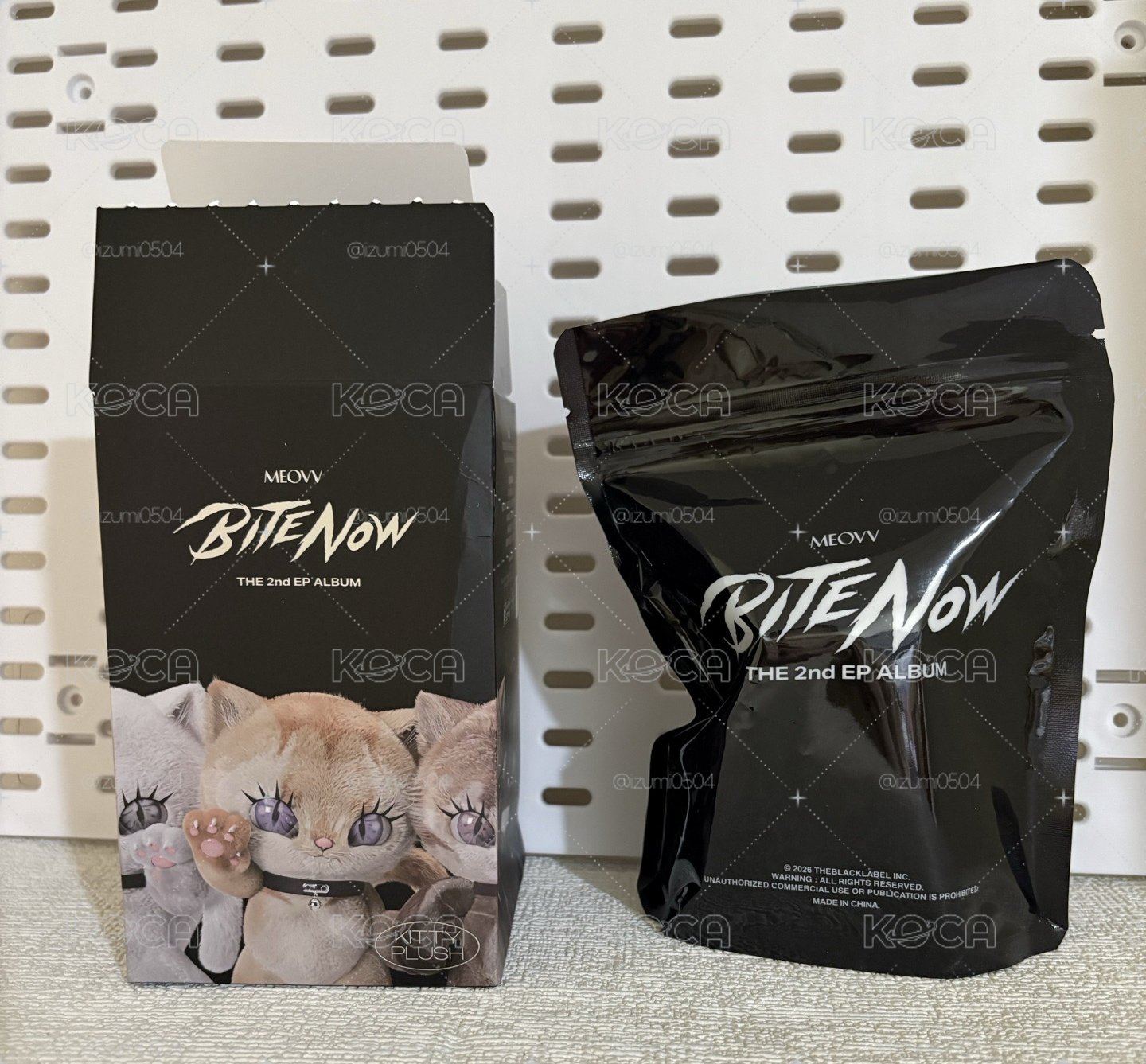 （全新現貨）[SOOIN] MEOVV [BITE NOW]  (KITTY PLUSH ver.) 