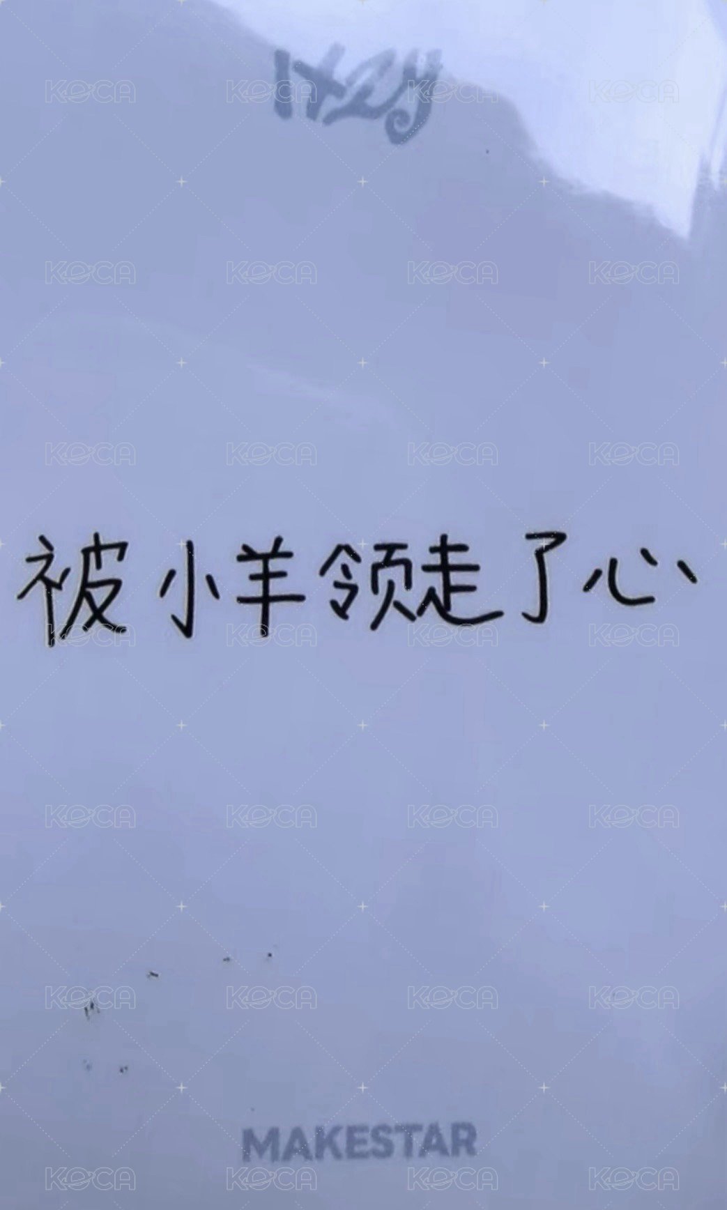 Motto 迷十二 ms 1.0 深圳 線下 中背 簽名卡 小羊 背面