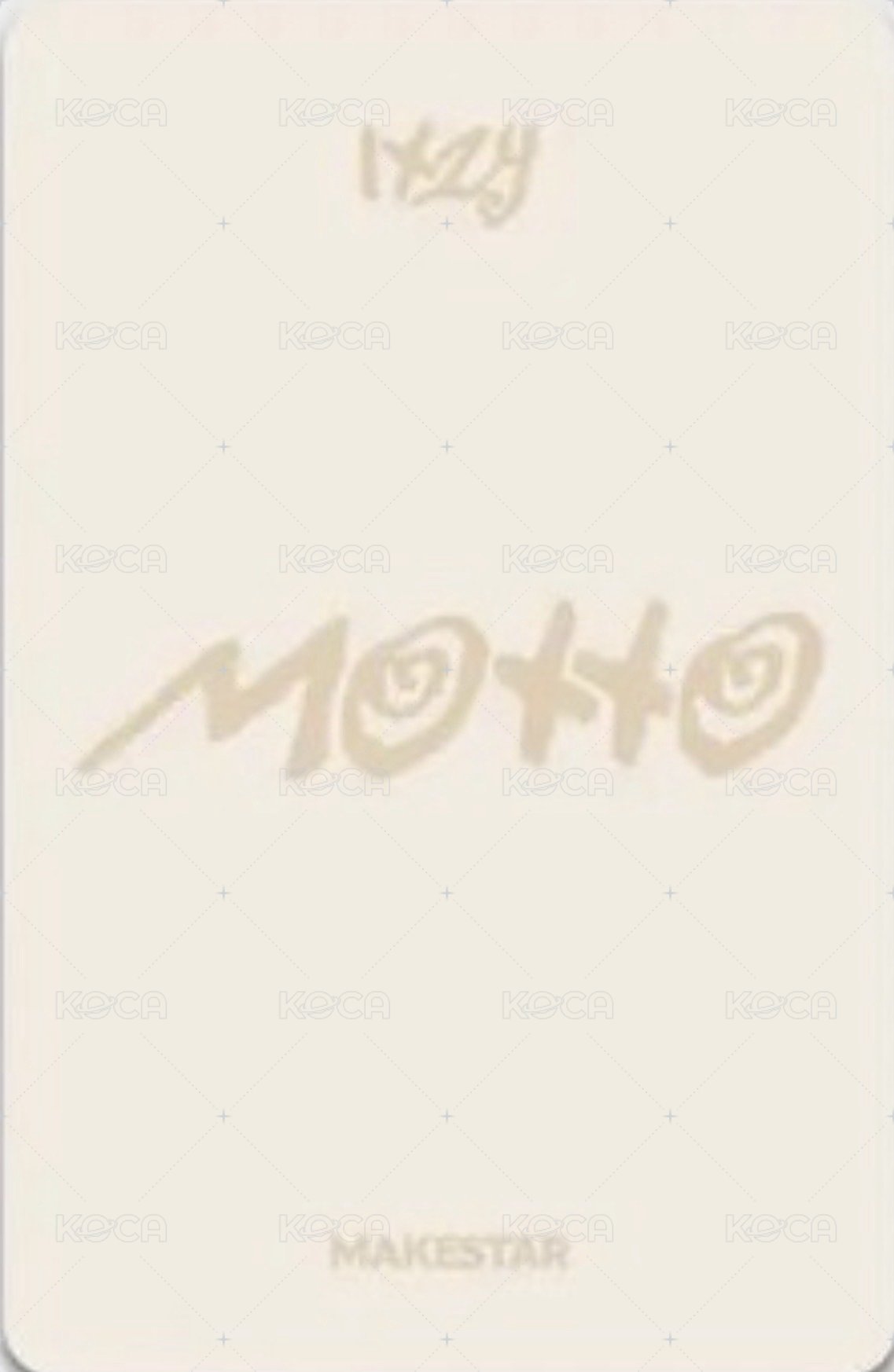 Motto 迷十二 ms 1.0 深圳 線下 中簽卡 抽選卡 摸頭 背面
