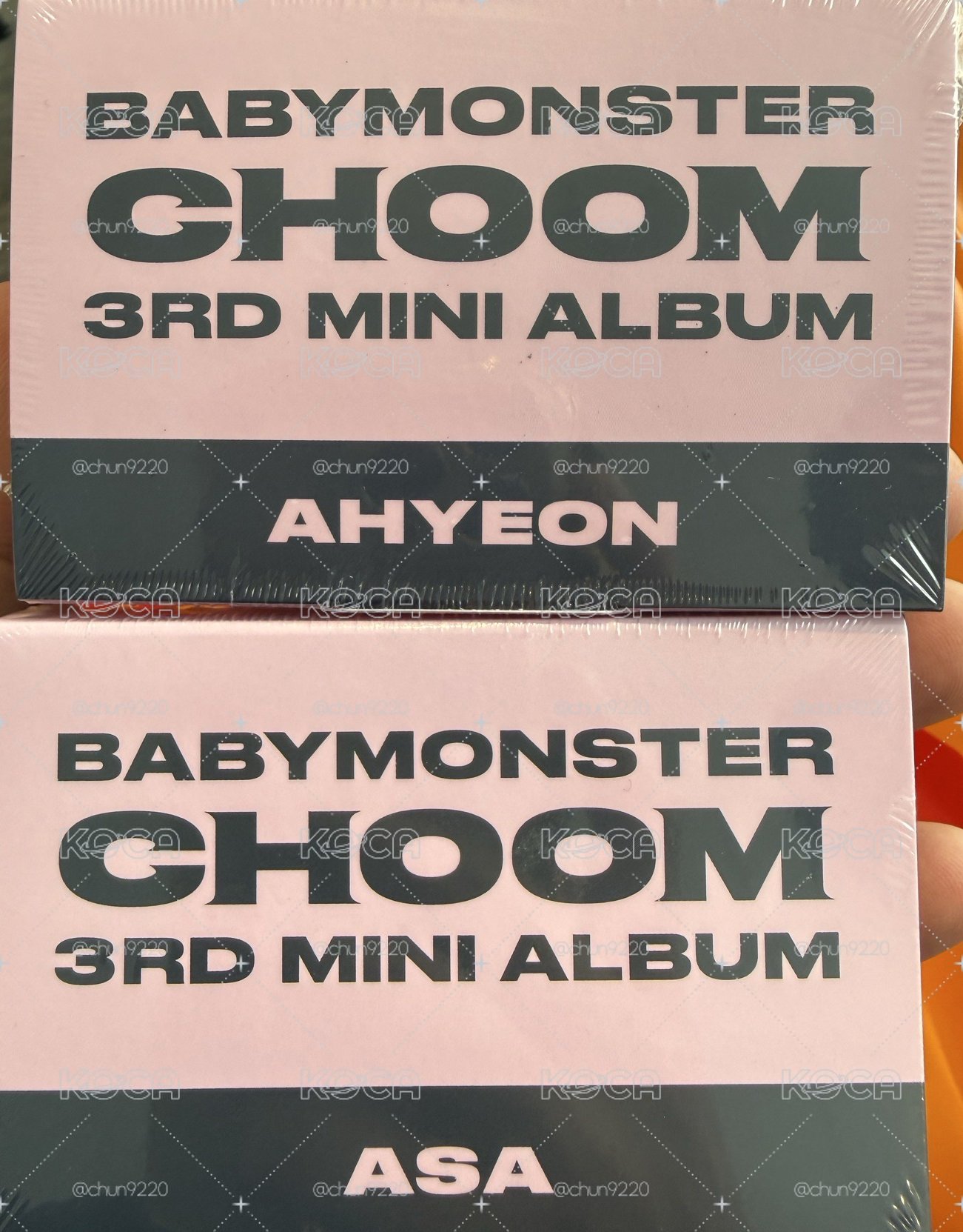  💕BABYMONSTER CHOOM 迷你三輯 電子專 Plush Keyeing Ver. 鑰匙圈娃專