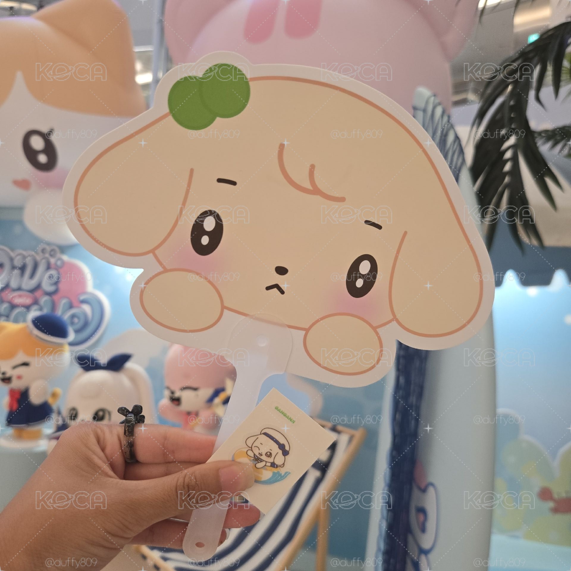 扇子貼紙一套