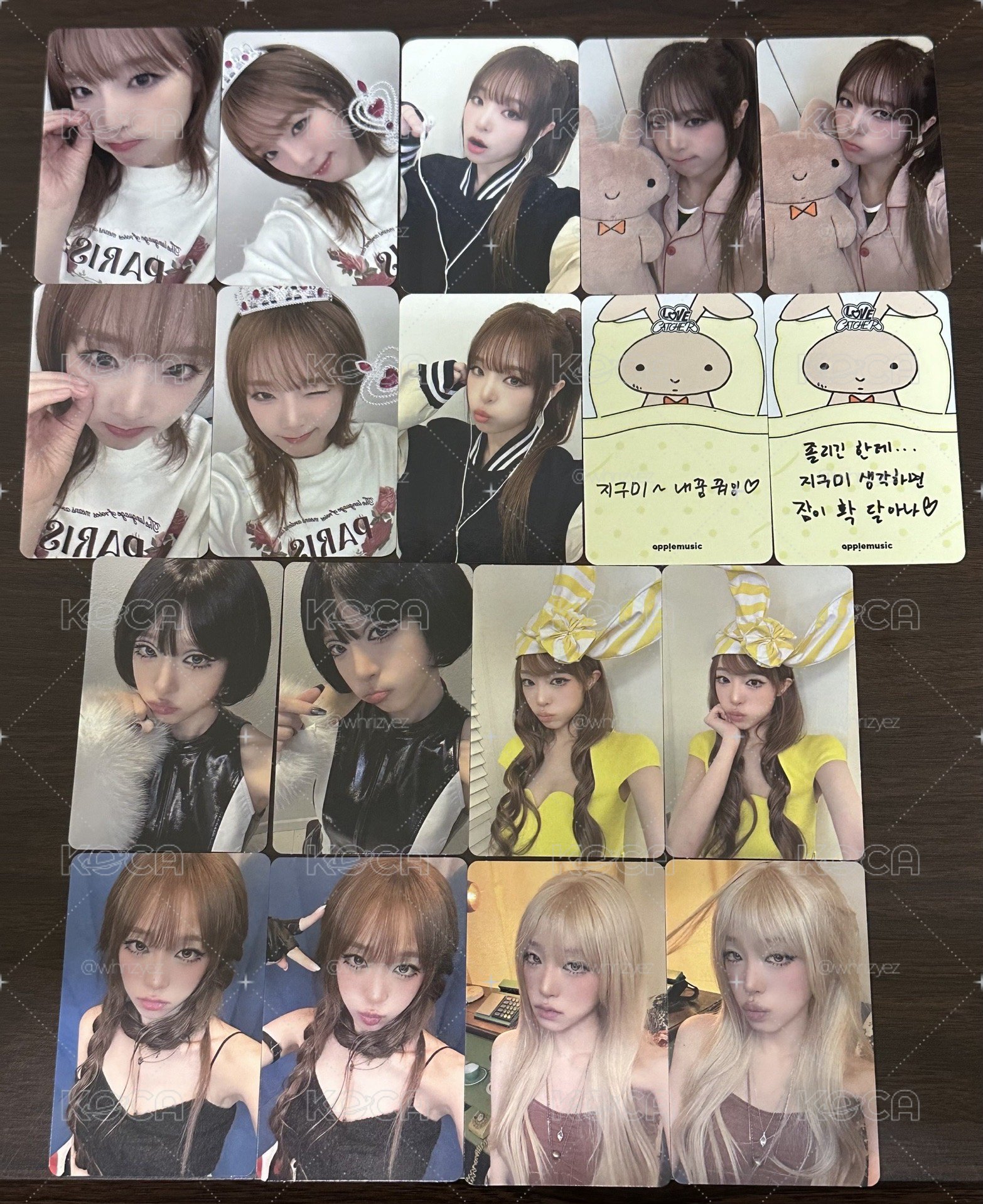 YENA特典四套+專卡八張