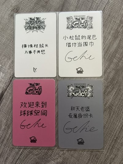 switch 秋天小卡🐿️（對應卡背在圖二）
