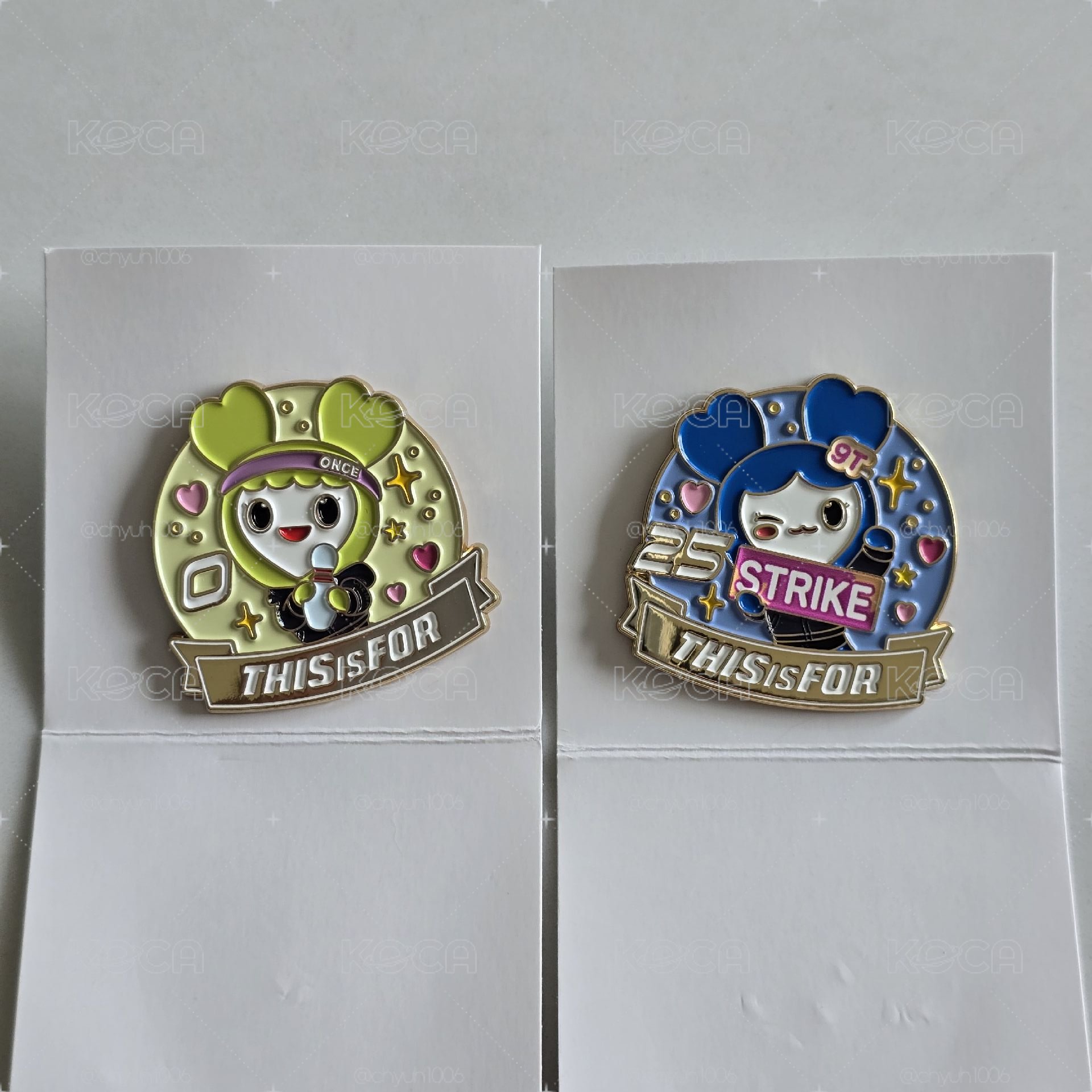 TWICE新國立徽章別針：定延子瑜