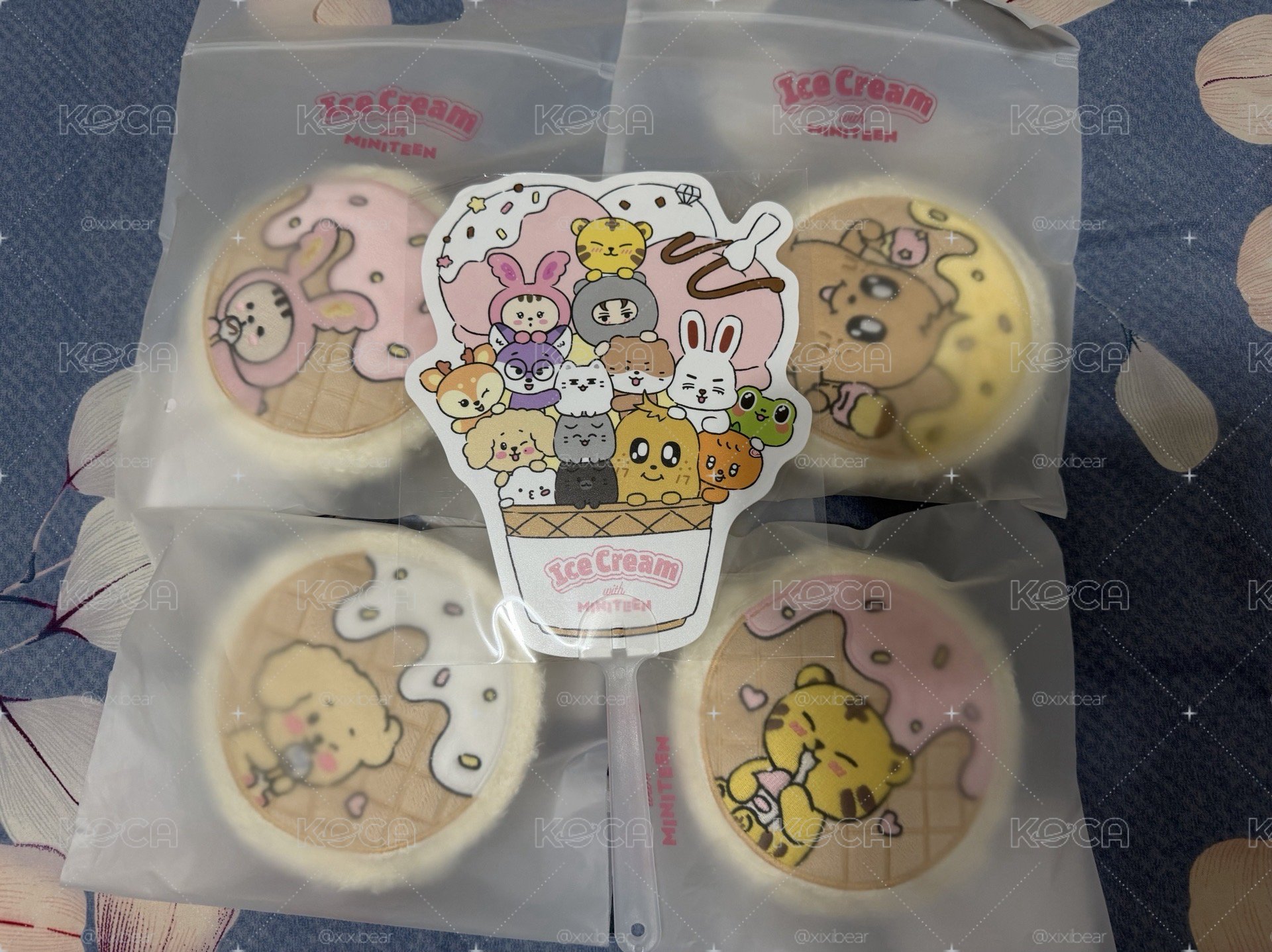 MINITEEN 中國限定 毛絨收納包 碩 現貨