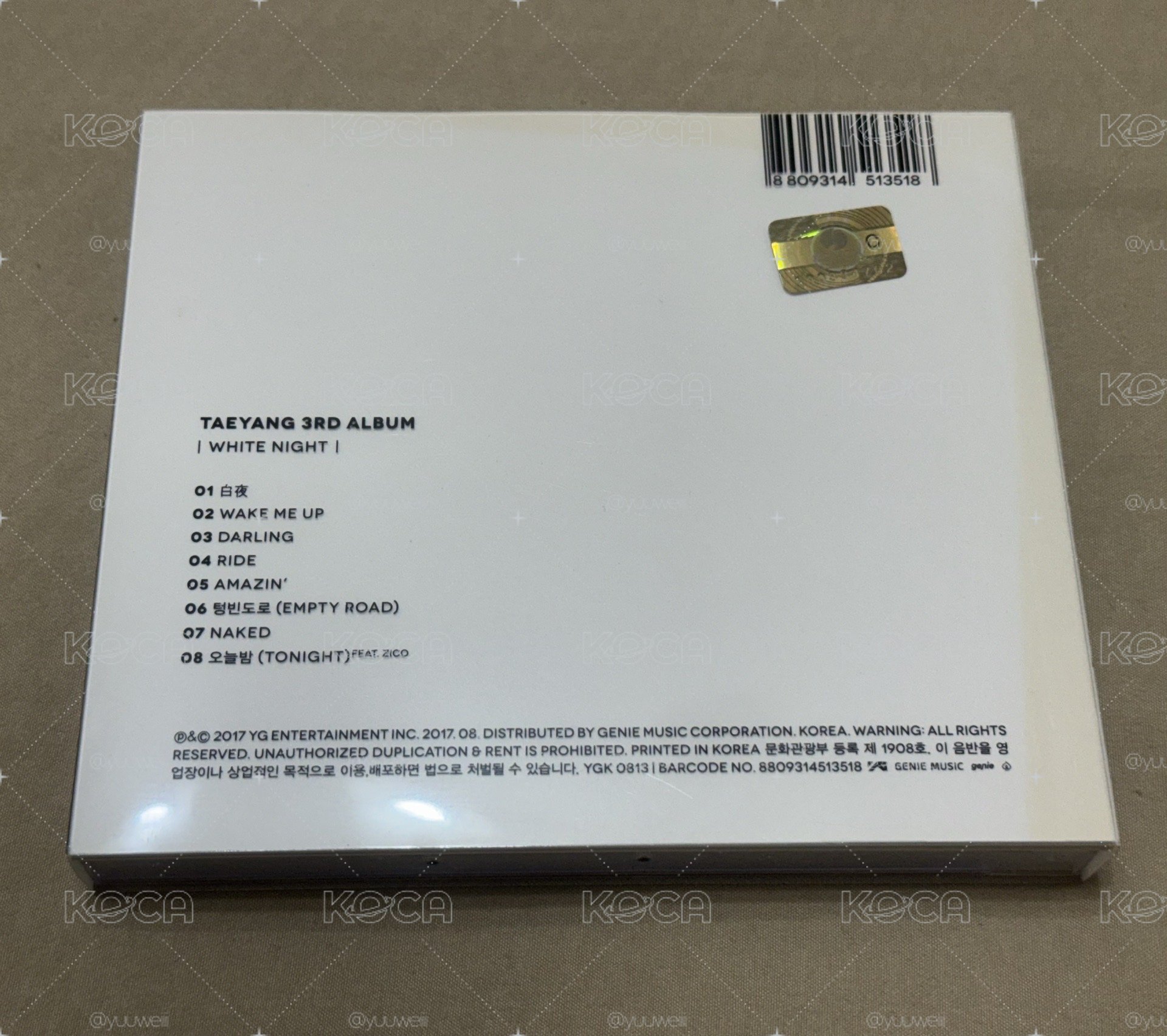現貨 正規3 white ver. 專輯 空專（不含小卡）