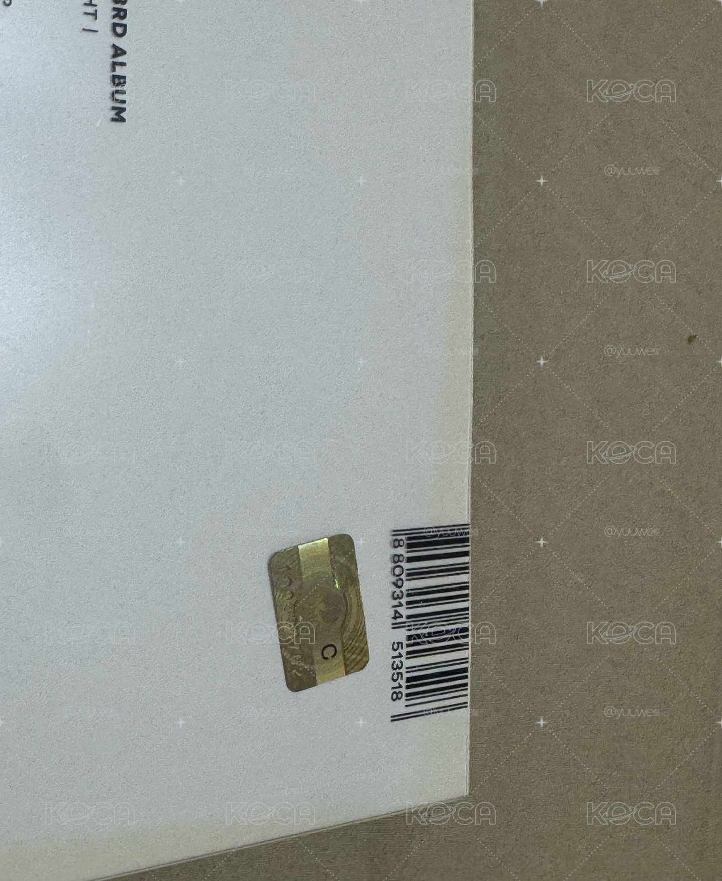 現貨 正規3 white ver. 專輯 空專（不含小卡）