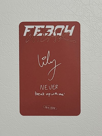 Lily ⭑.ᐟ 粉髮專卡 🩷