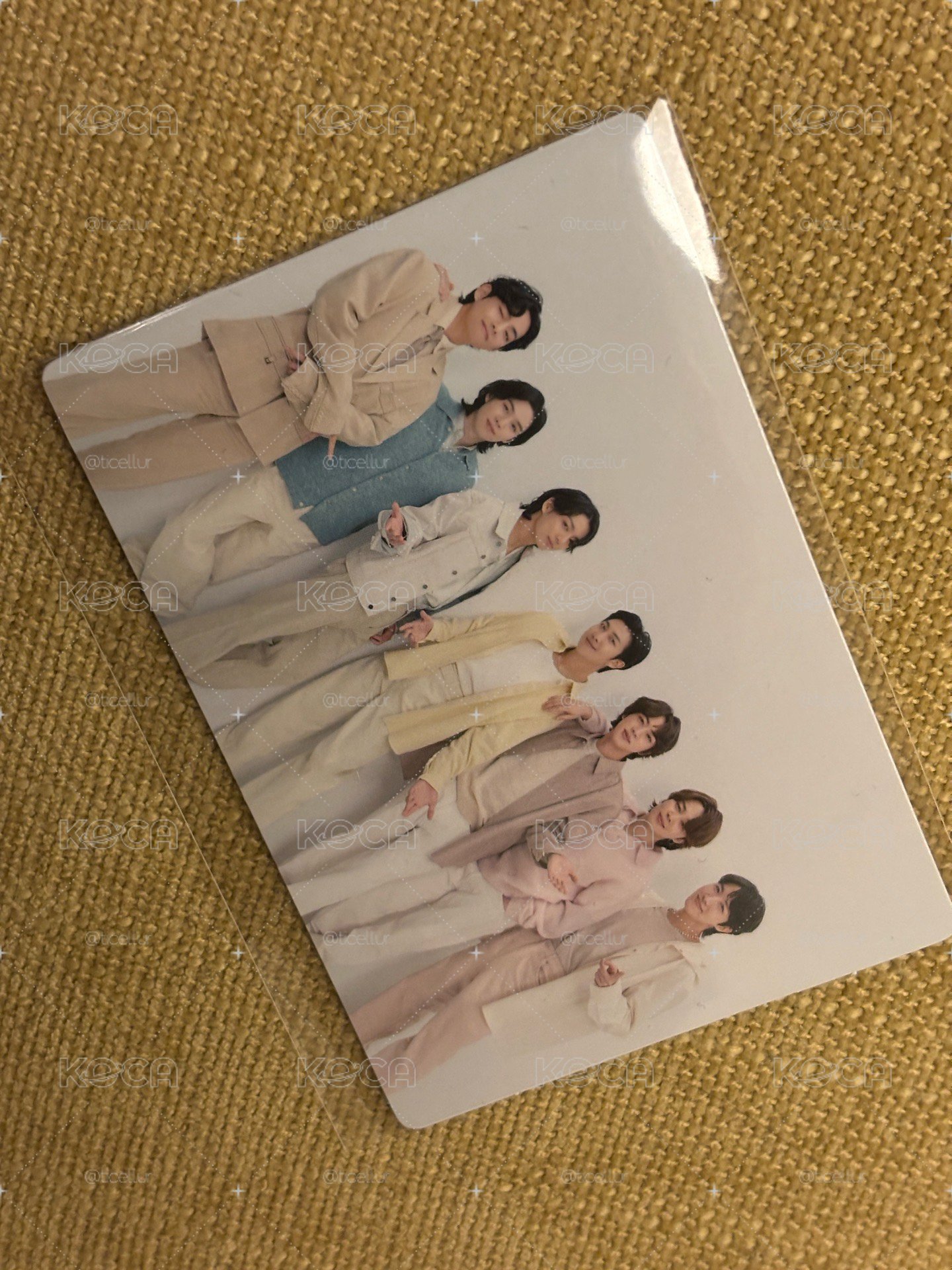 BTS 會員禮 捧花系列 團體 小卡 團卡