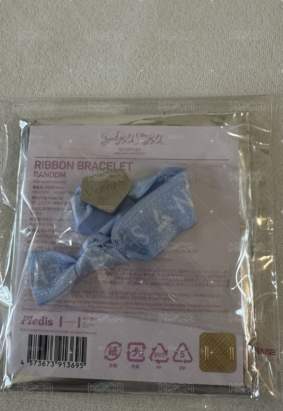 yakusoku ribbon barcelet Vernon 