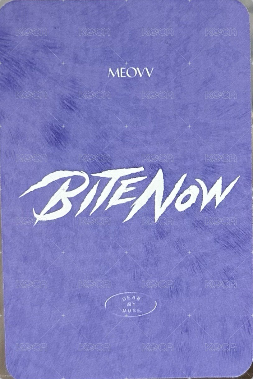 BITE NOW dmm 幸運卡  背面