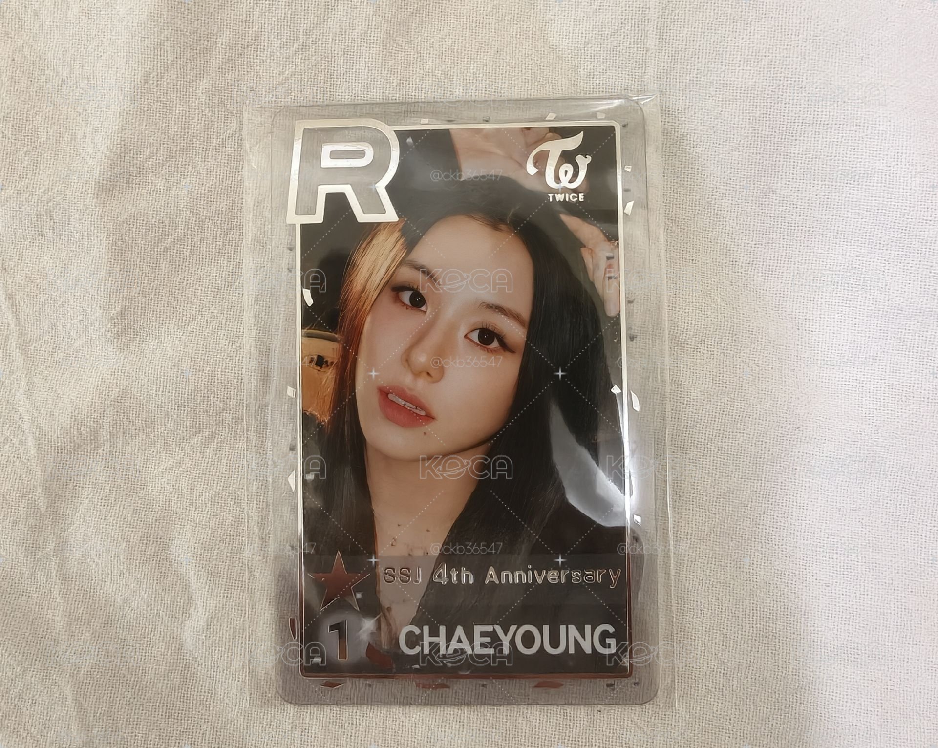 彩瑛遊戲卡加中背3張