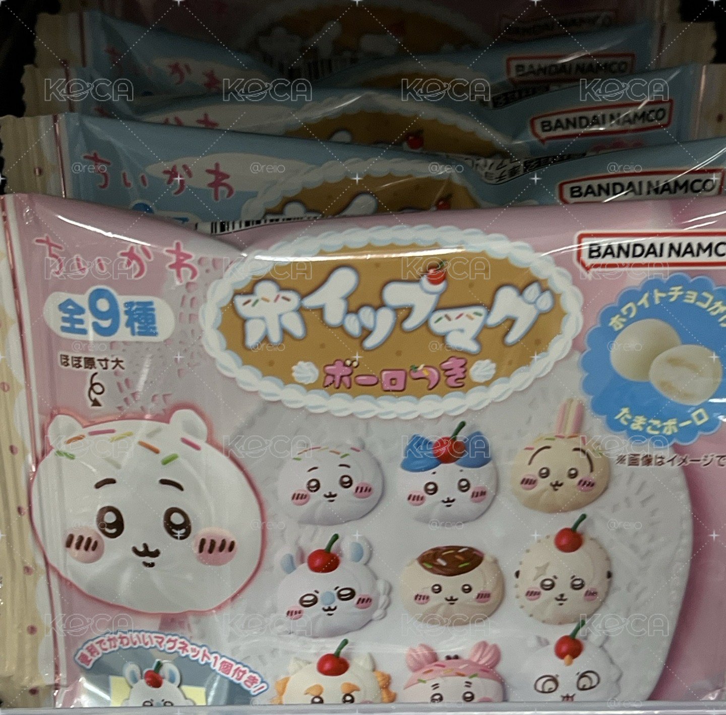 萬代 食玩 吉伊卡哇奶油磁鐵 巧克力小饅頭