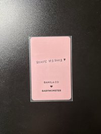 BANILA CO 3.0 代言卡 