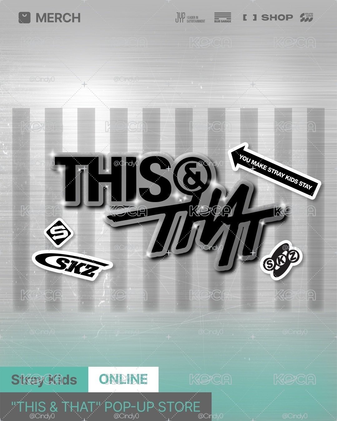 《This & That POP UP 第一週》貼紙 項鍊 收納包 衣服
