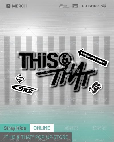 《This & That POP UP 第一週》貼紙 項鍊 收納包 衣服