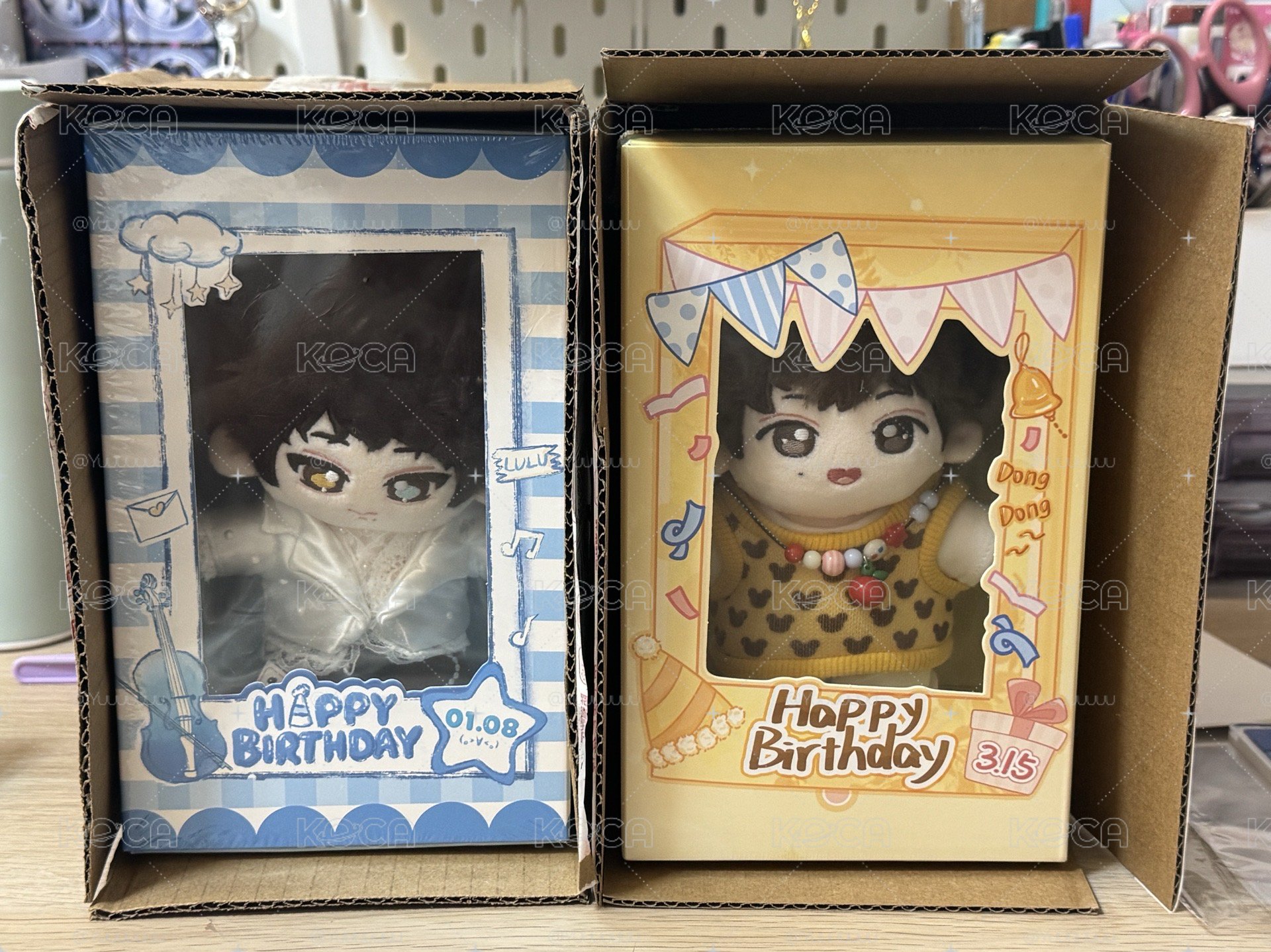 王櫓杰、李煜東 生日娃娃