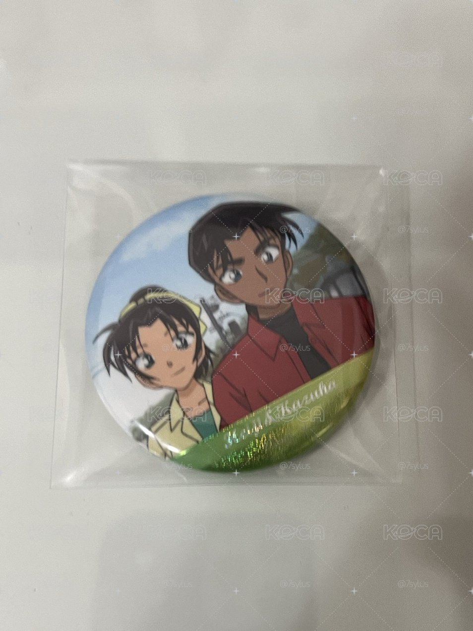 平和場面寫徽章