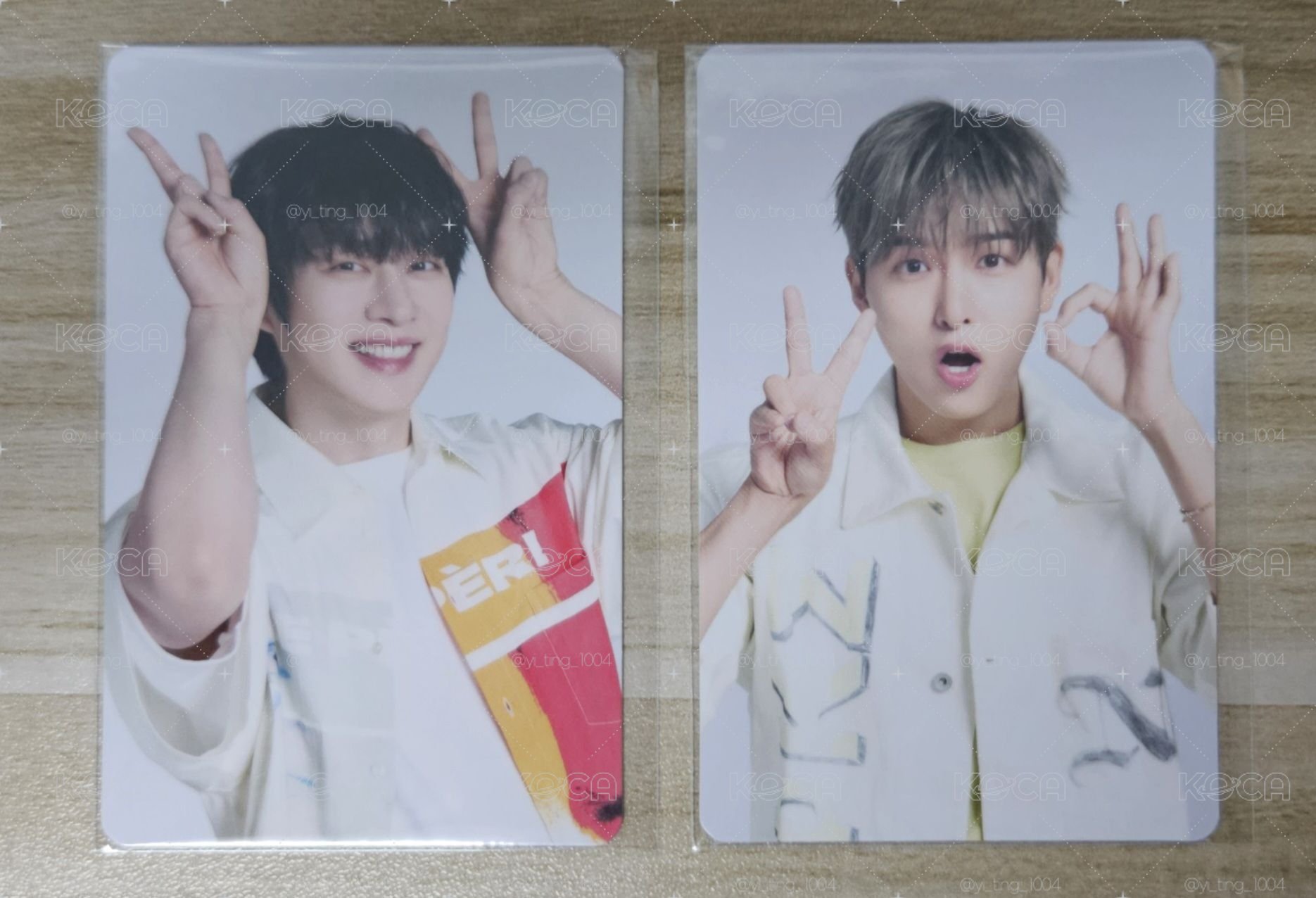 SUPER JUNIOR SJ MARKET 日本超市 蜂蜜蛋糕卡 希澈 厲旭