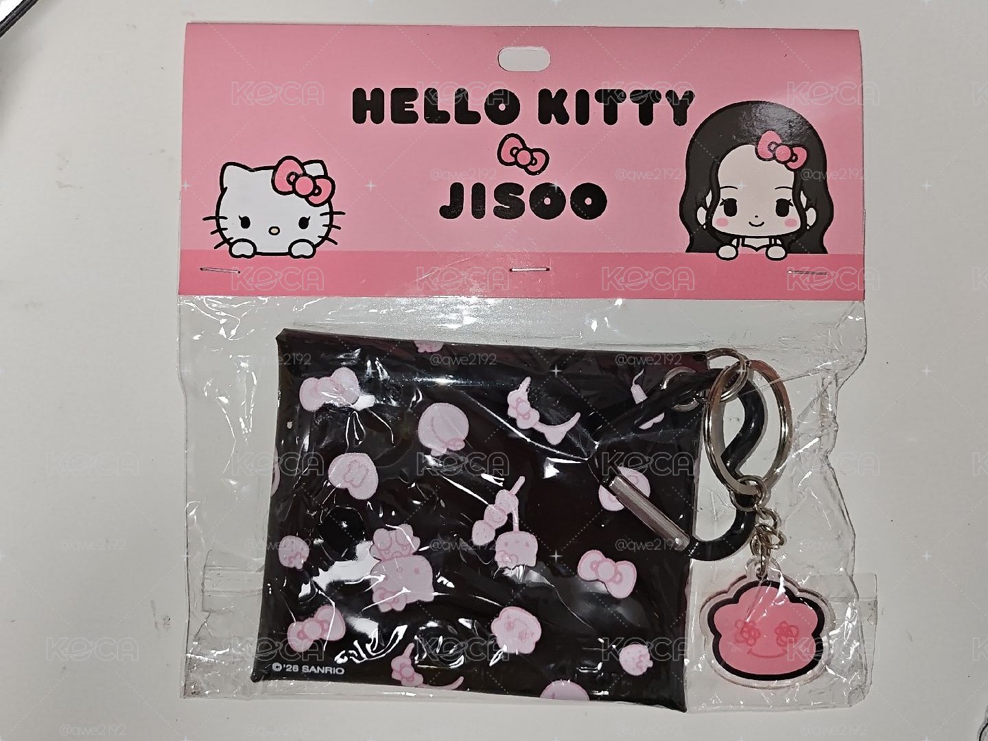 jisoo kitty聯名多功能收納包
