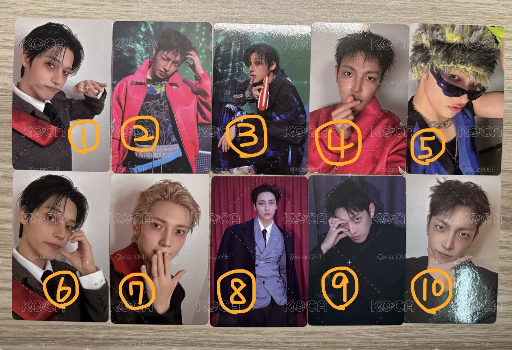 ATEEZ專輯小卡