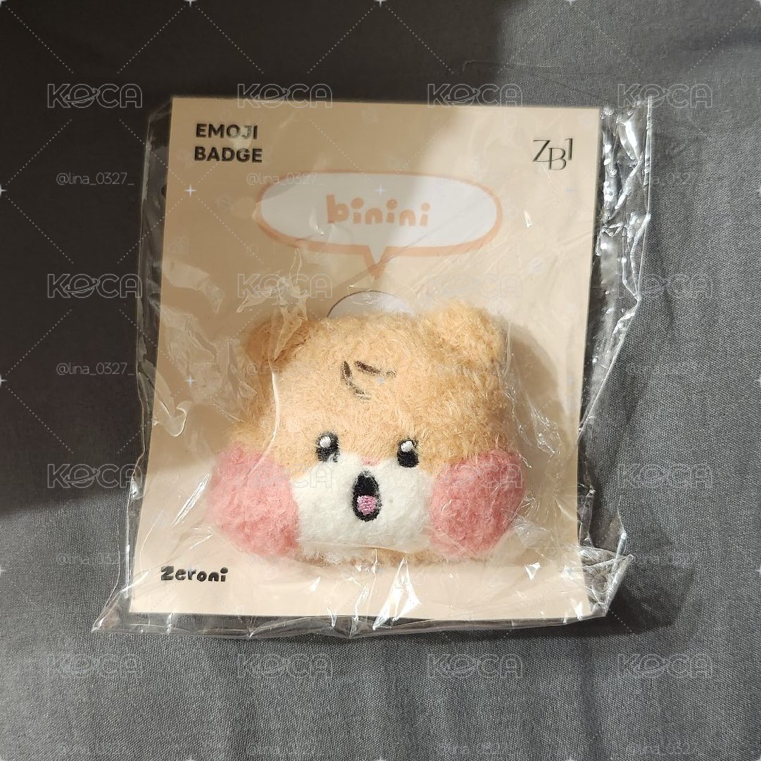 韓彬 毛絨徽章 全新直出