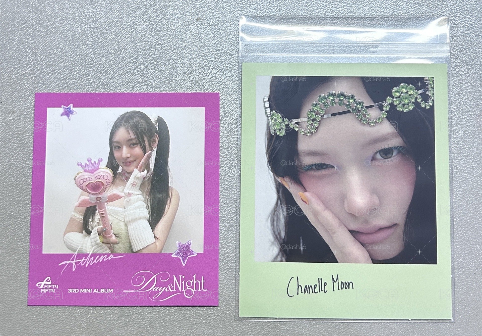 Fifty fifty Hana Chanelle Athena 小卡 拍立得