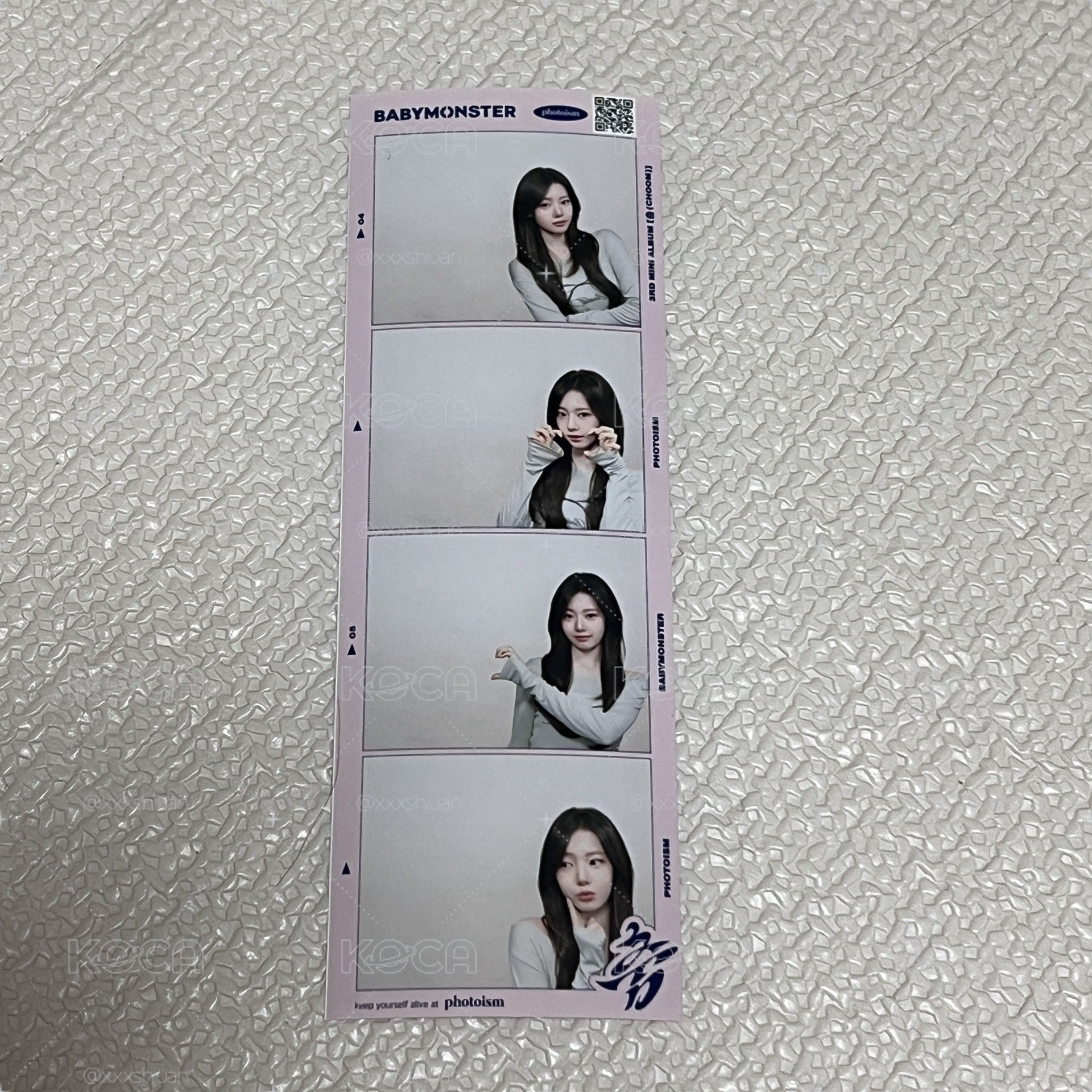 춤 (CHOOM) photoism 人生四格卡 / 拍貼 