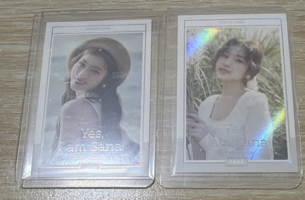 twice sana yes i am 白版 
