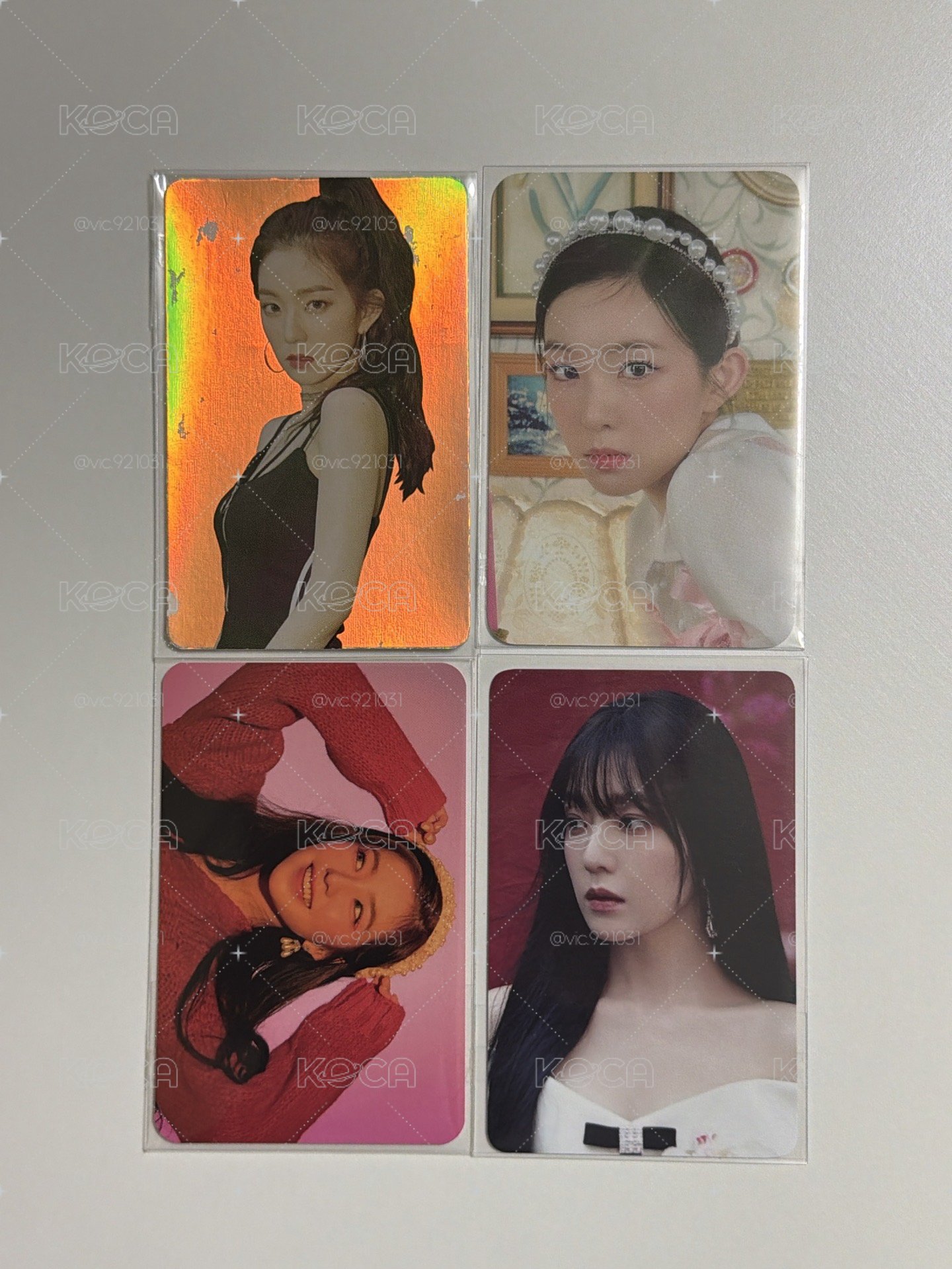 IRENE 二巡閃卡 壓克力卡 投影筆卡 